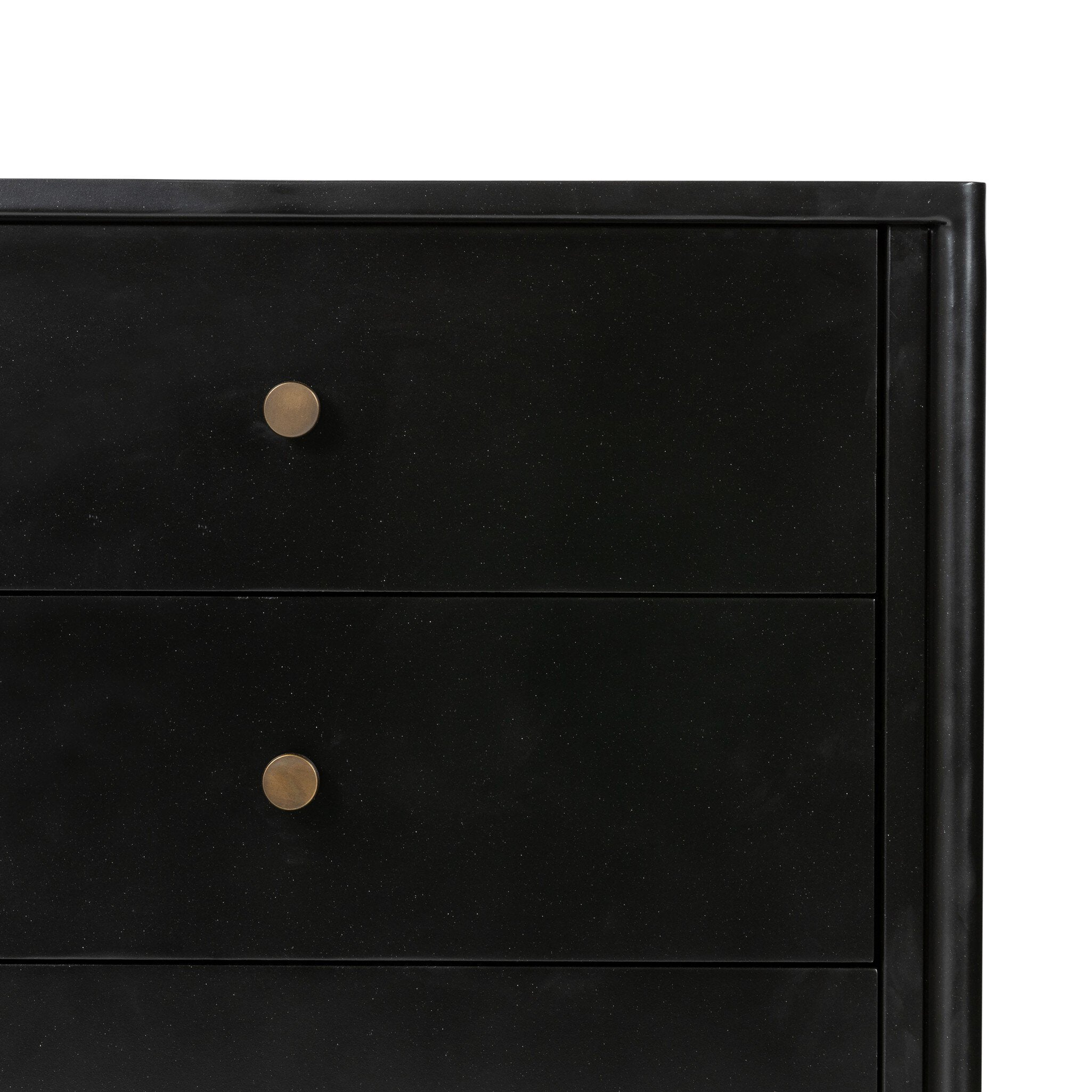 Four Hands Soto Nightstand — Black-Weathered Bronze