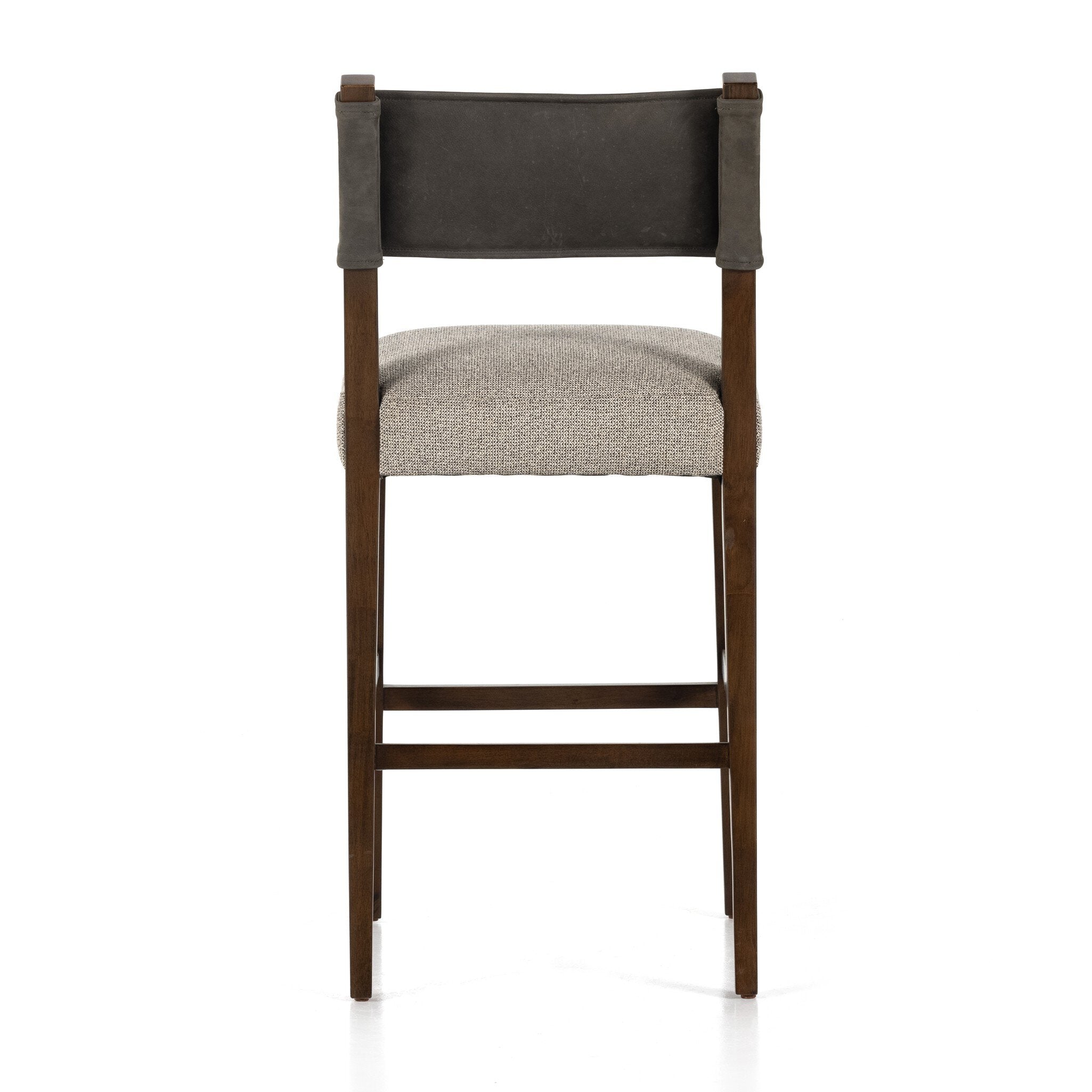 Four Hands Ferris Bar + Counter Stool — Nubuck Charcoal-Tulsa Ink-Antique Sable-Bar