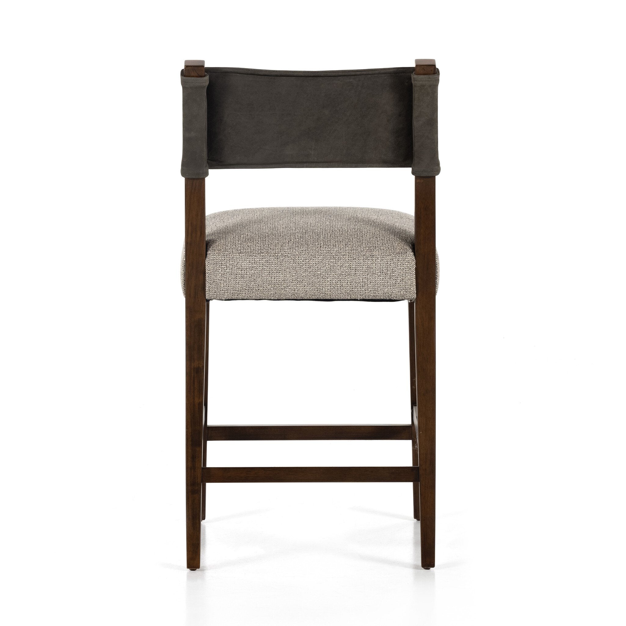 Four Hands Ferris Bar + Counter Stool — Nubuck Charcoal-Tulsa Ink-Antique Sable-Counter