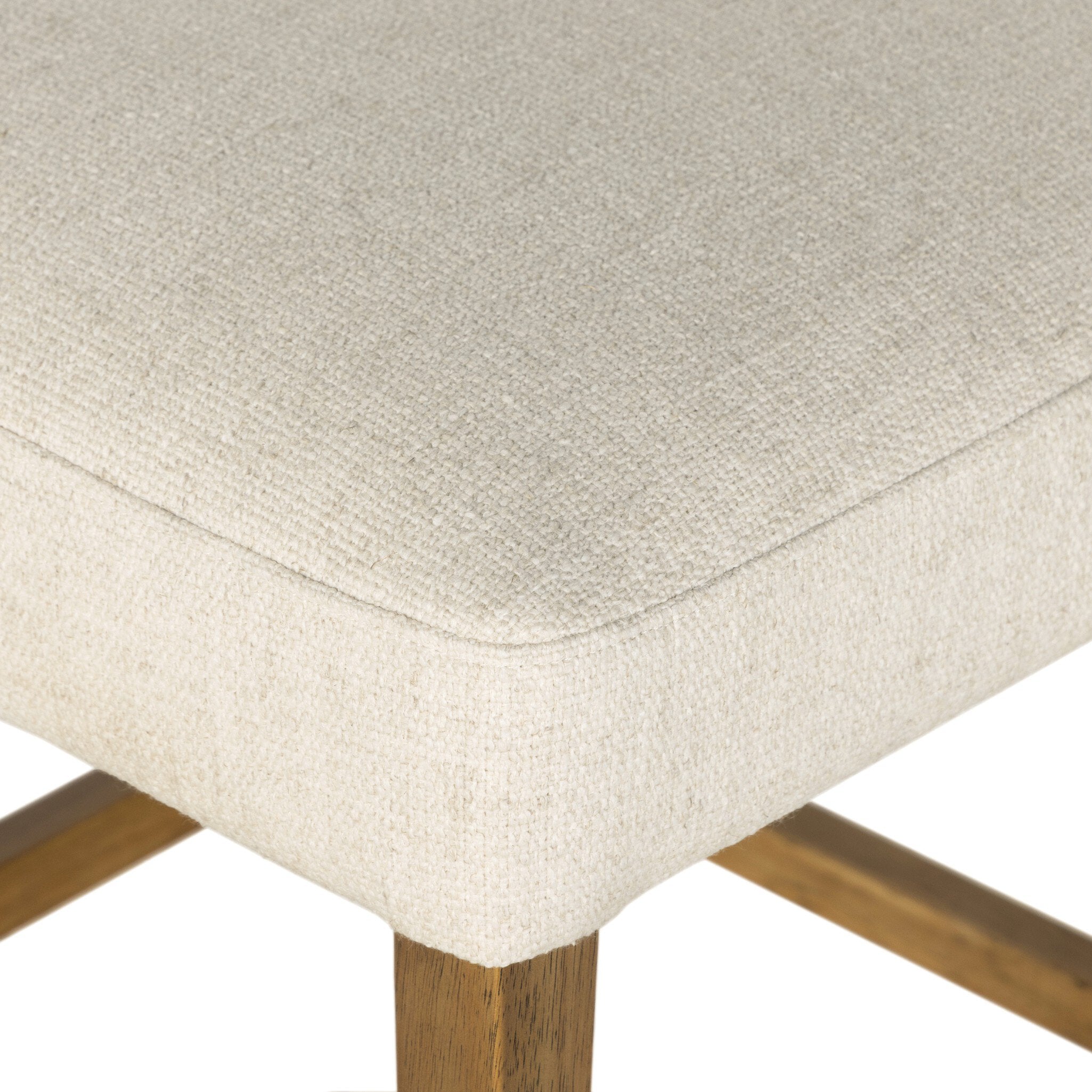 Four Hands Ferris Bar + Counter Stool — Winchester Beige-Thames Cream-Burnished Parawood-Bar