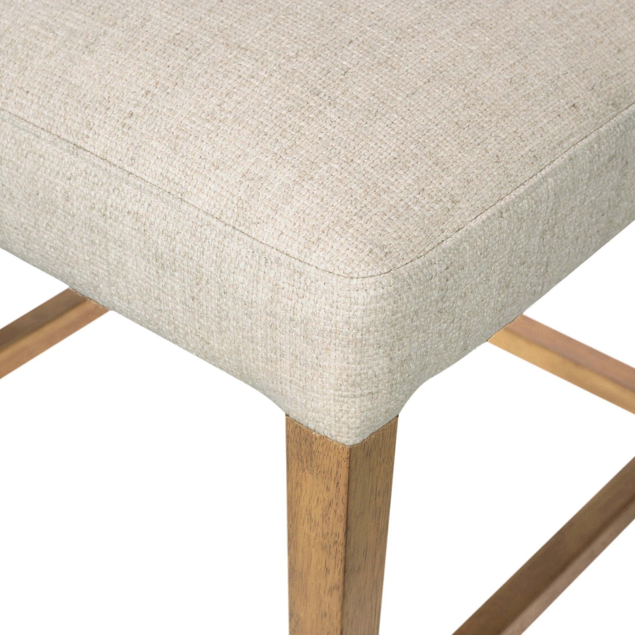 Four Hands Ferris Bar + Counter Stool — Winchester Beige-Thames Cream-Burnished Parawood-Counter