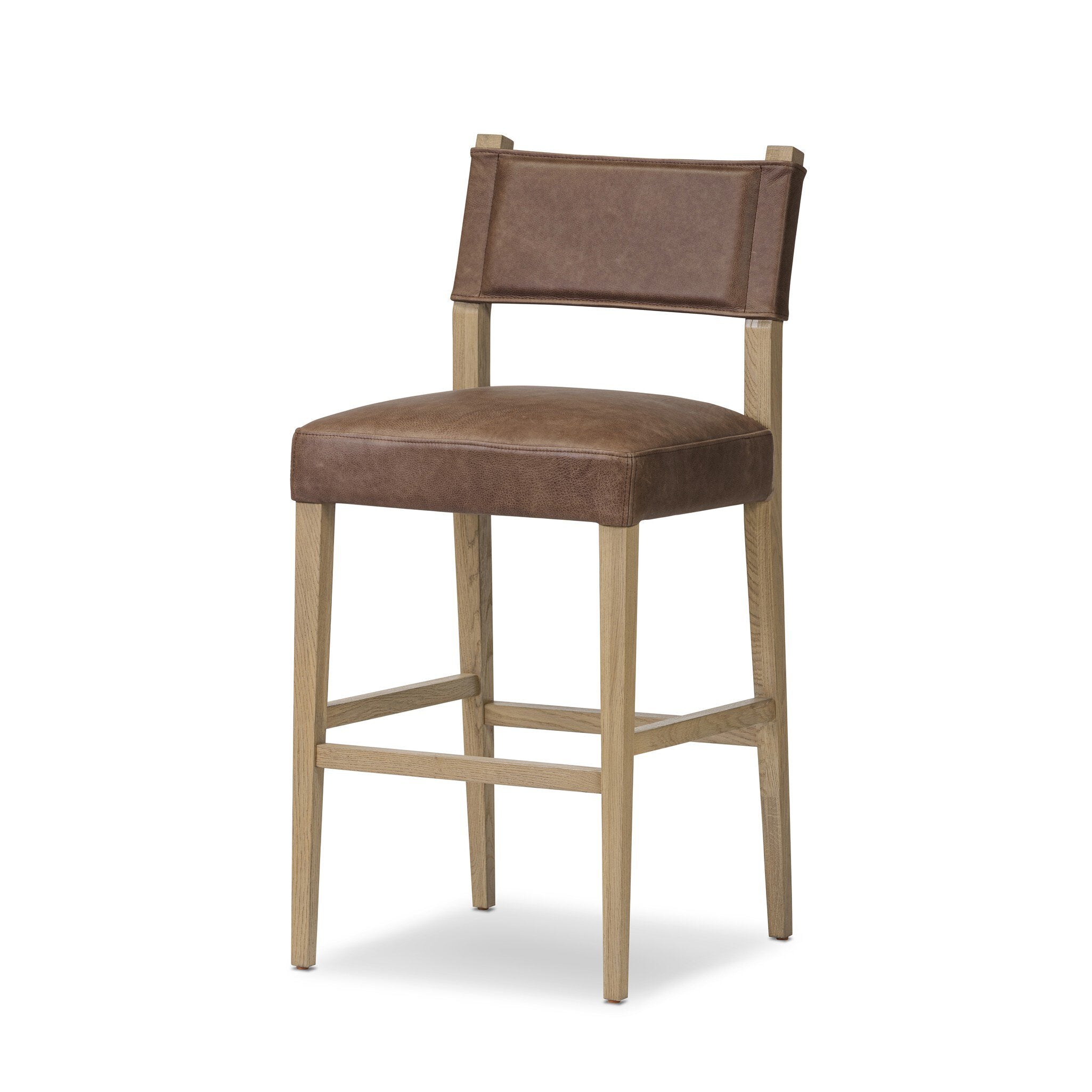 Four Hands Ferris Bar + Counter Stool — Palermo Cigar-Light Oak-Bar
