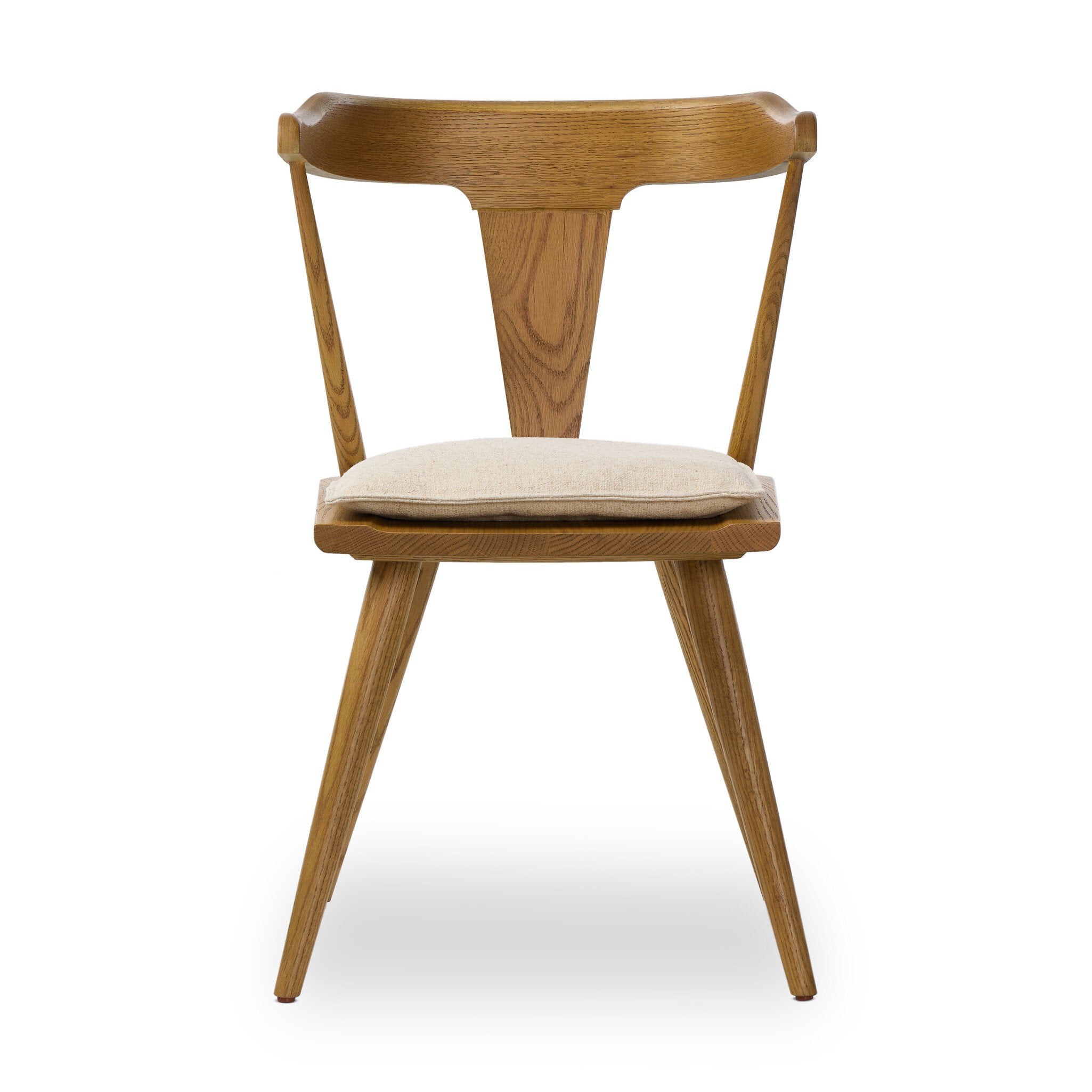 Four Hands Ripley Dining Chair — Sandy Oak-Antwerp Natural-Sandy Oak Veneer