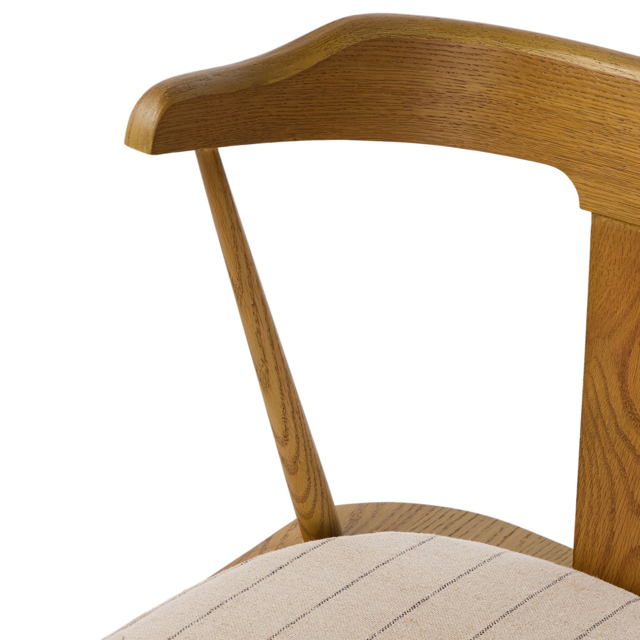 Four Hands Ripley Dining Chair — Sandy Oak-Lavon Flint-Sandy Oak Veneer