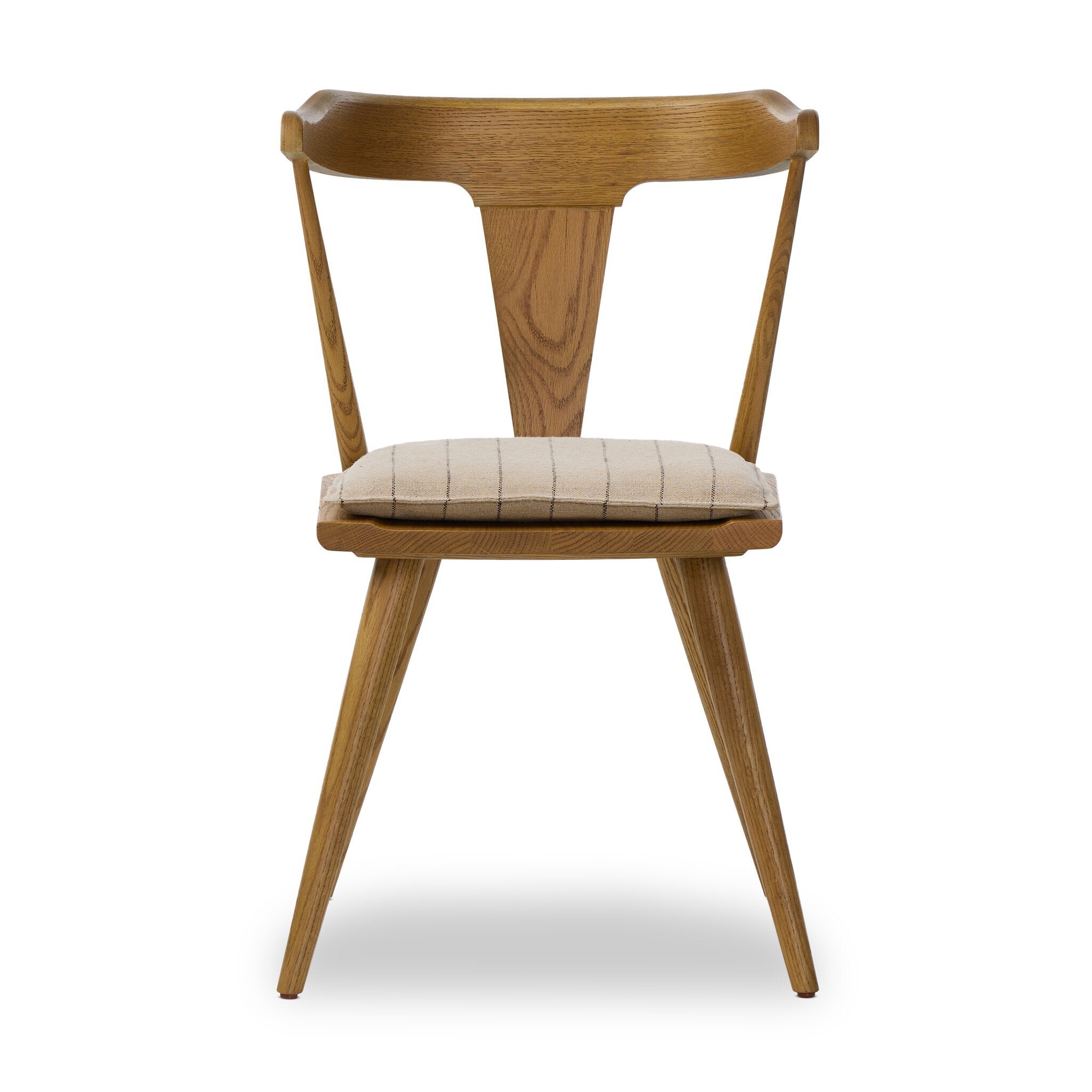 Four Hands Ripley Dining Chair — Sandy Oak-Lavon Flint-Sandy Oak Veneer