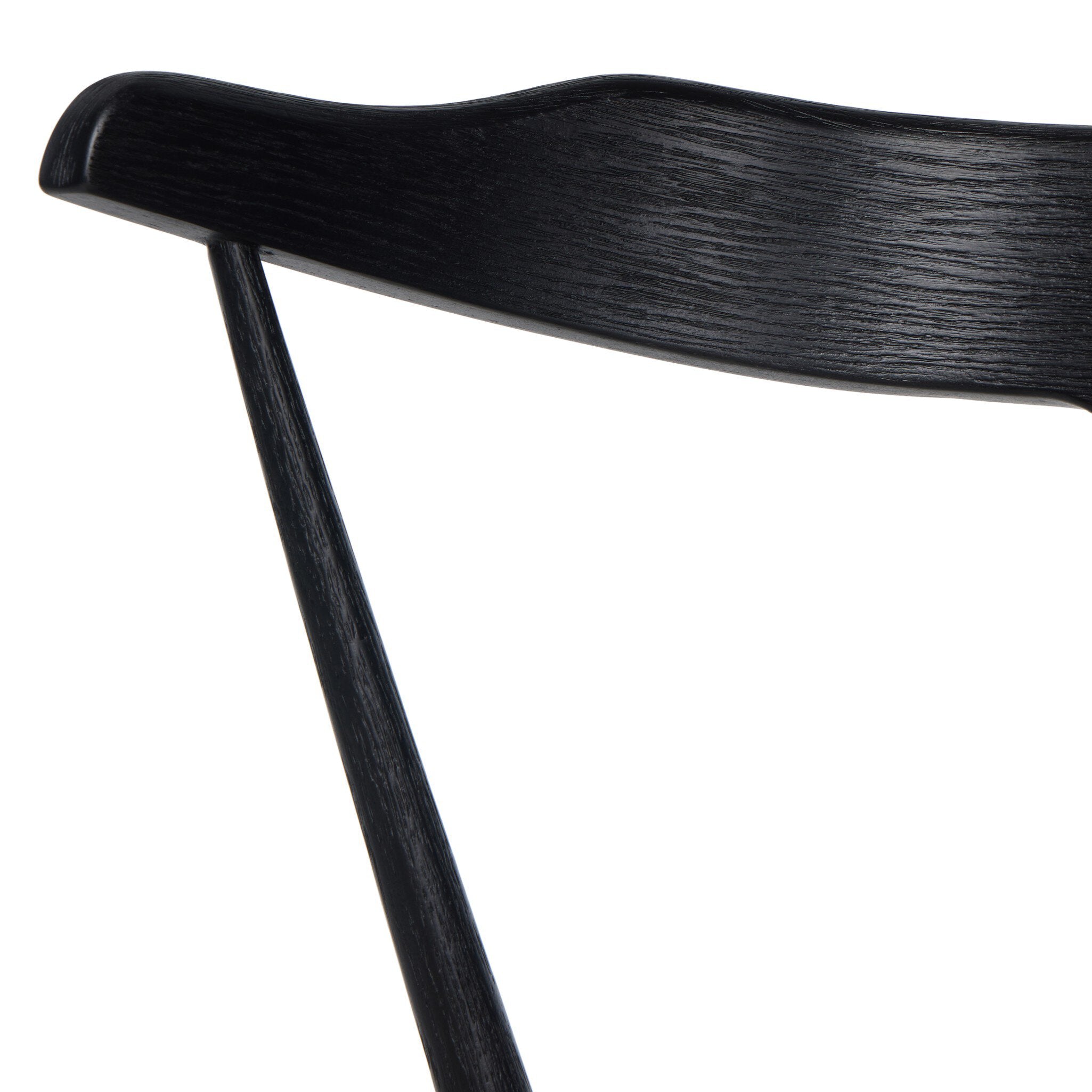 Four Hands Ripley Dining Chair — Black Oak-Lavon Flint-Black Oak Veneer