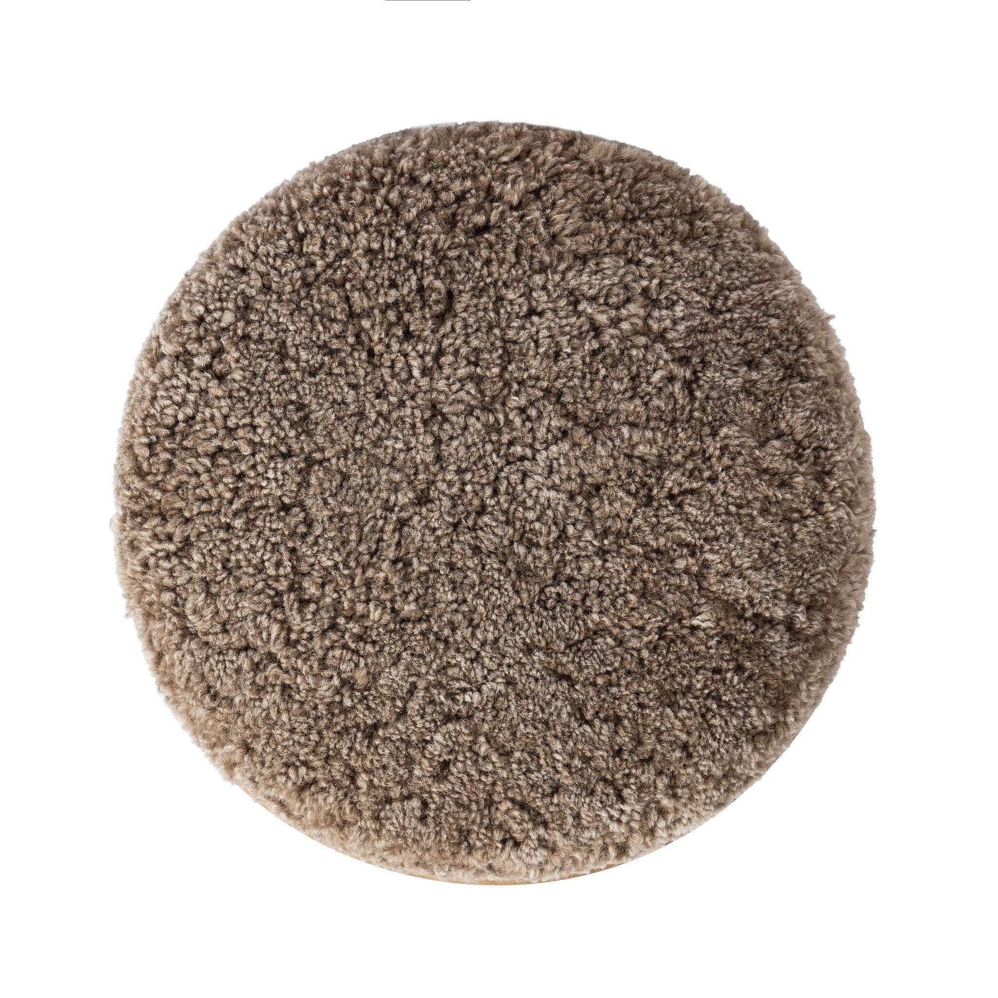 Four Hands Saldino Bar + Counter Stool — Taupe Shearling-Sandy Nettlewood-Bar