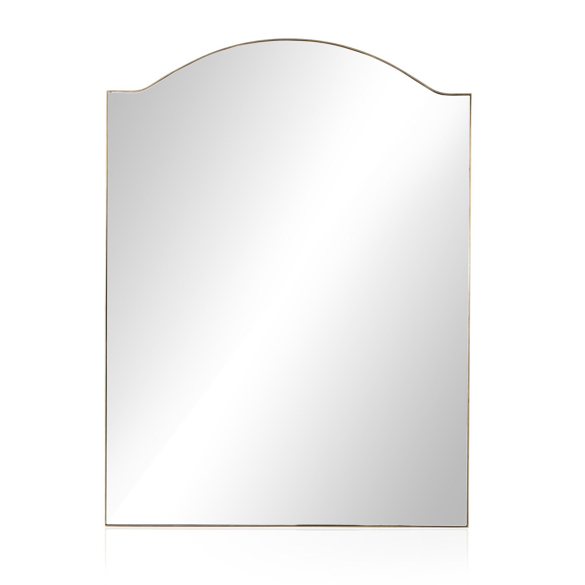 Four Hands Jacques Floor Mirror — Antique Brass