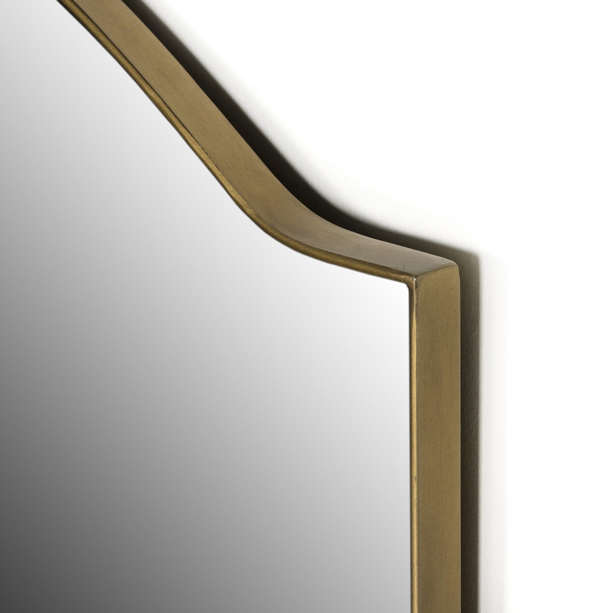 Four Hands Jacques Mirror — Antique Brass