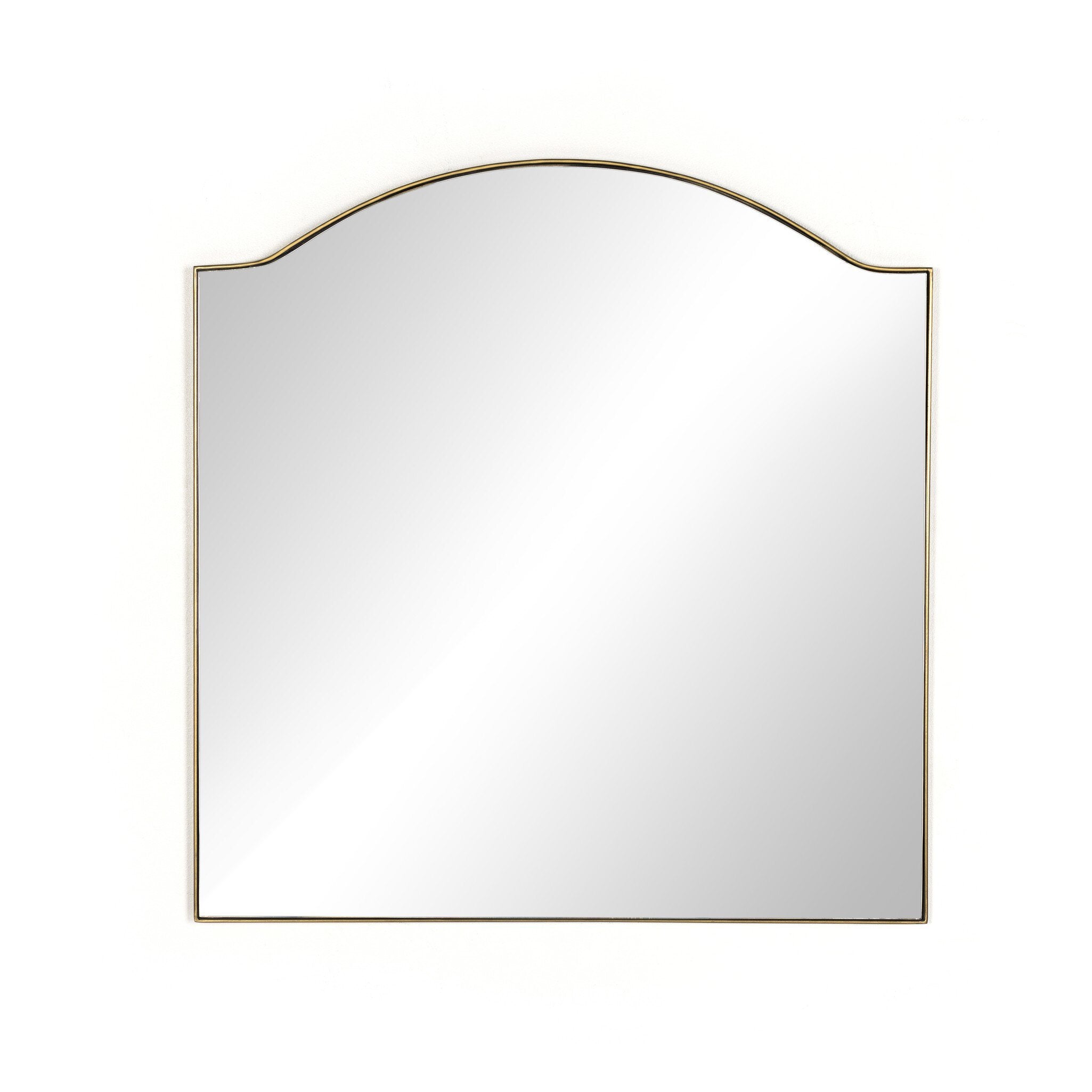 Four Hands Jacques Mirror — Antique Brass