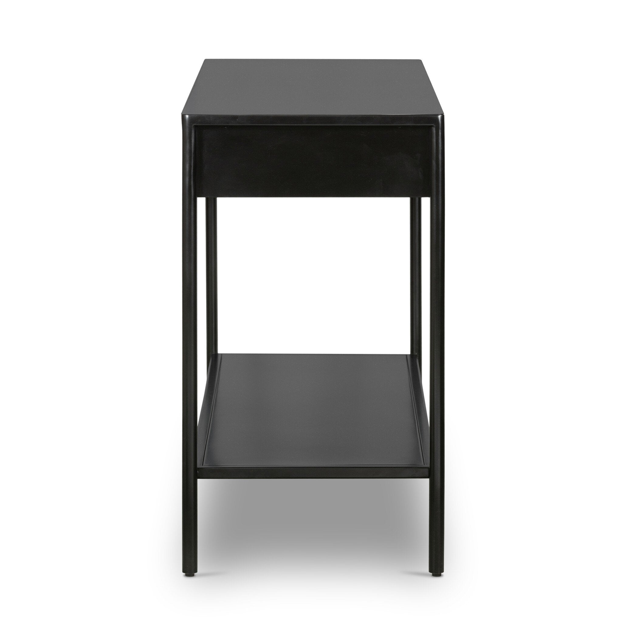 Four Hands Soto Console Table — Black-Weathered Bronze