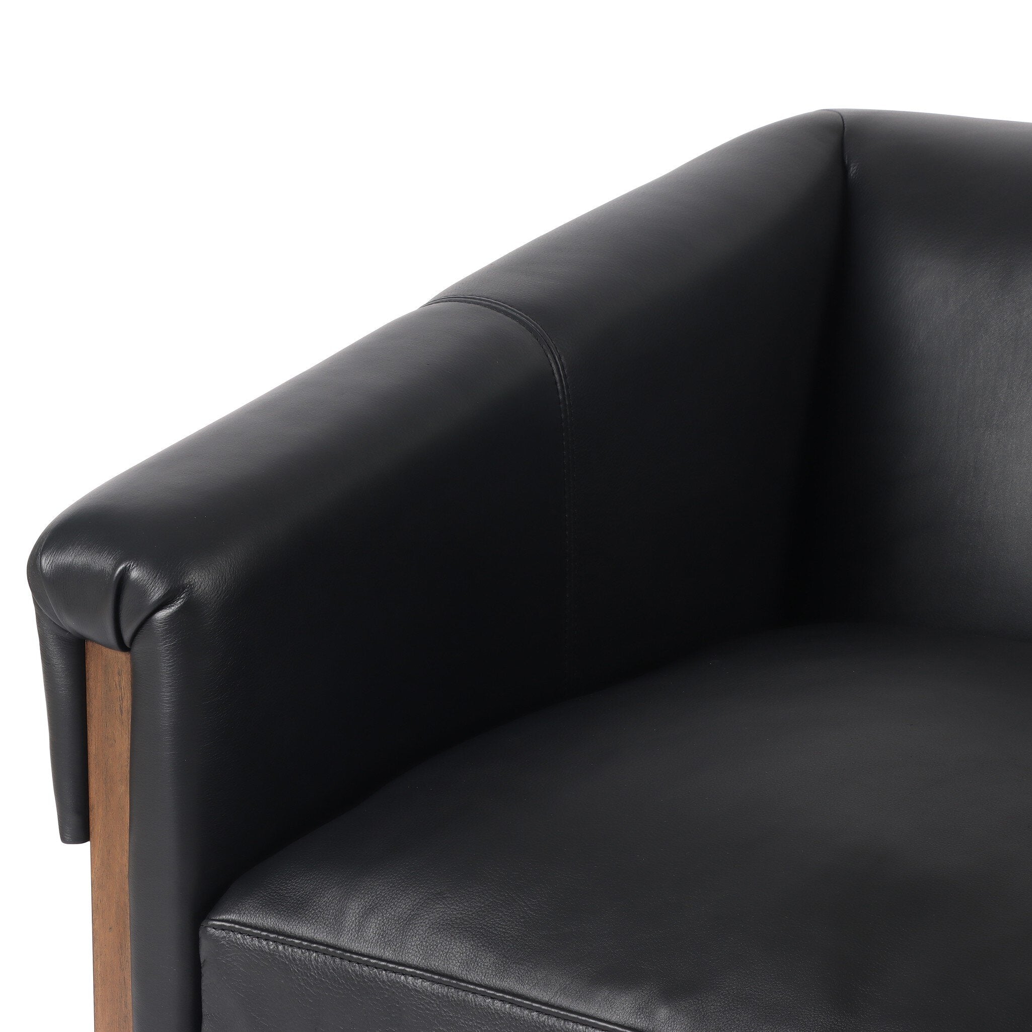 Four Hands Cairo Chair — Harrison Black-Sienna Brown