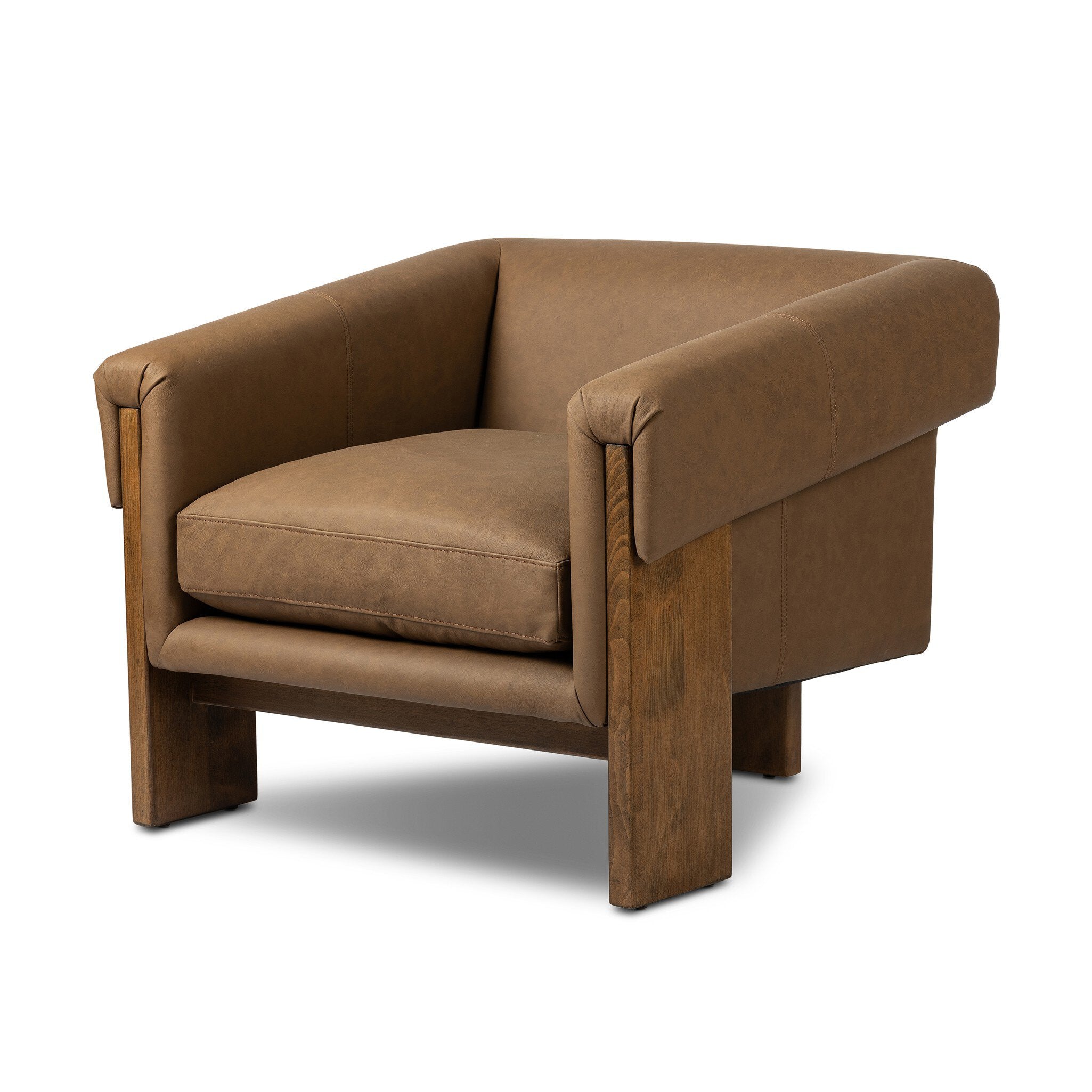 Four Hands Cairo Chair — Maestro Cigar-Sienna Brown