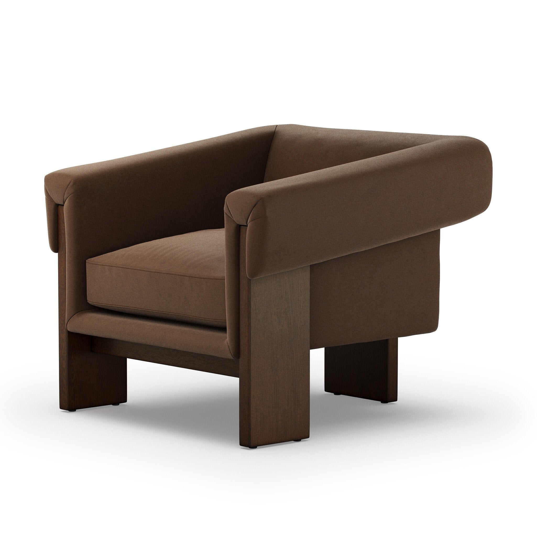 Four Hands Cairo Chair — Maestro Cigar-Sienna Brown