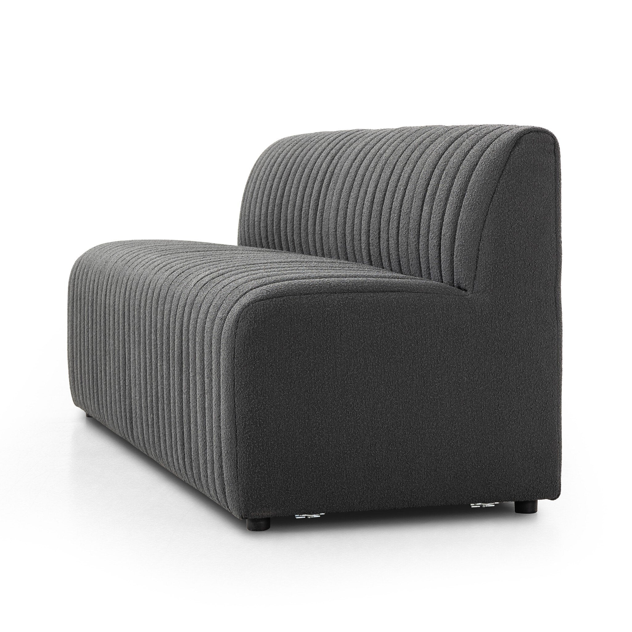 Four Hands Build Your Own: Augustine Dining Banquette — FIQA Boucle Charcoal