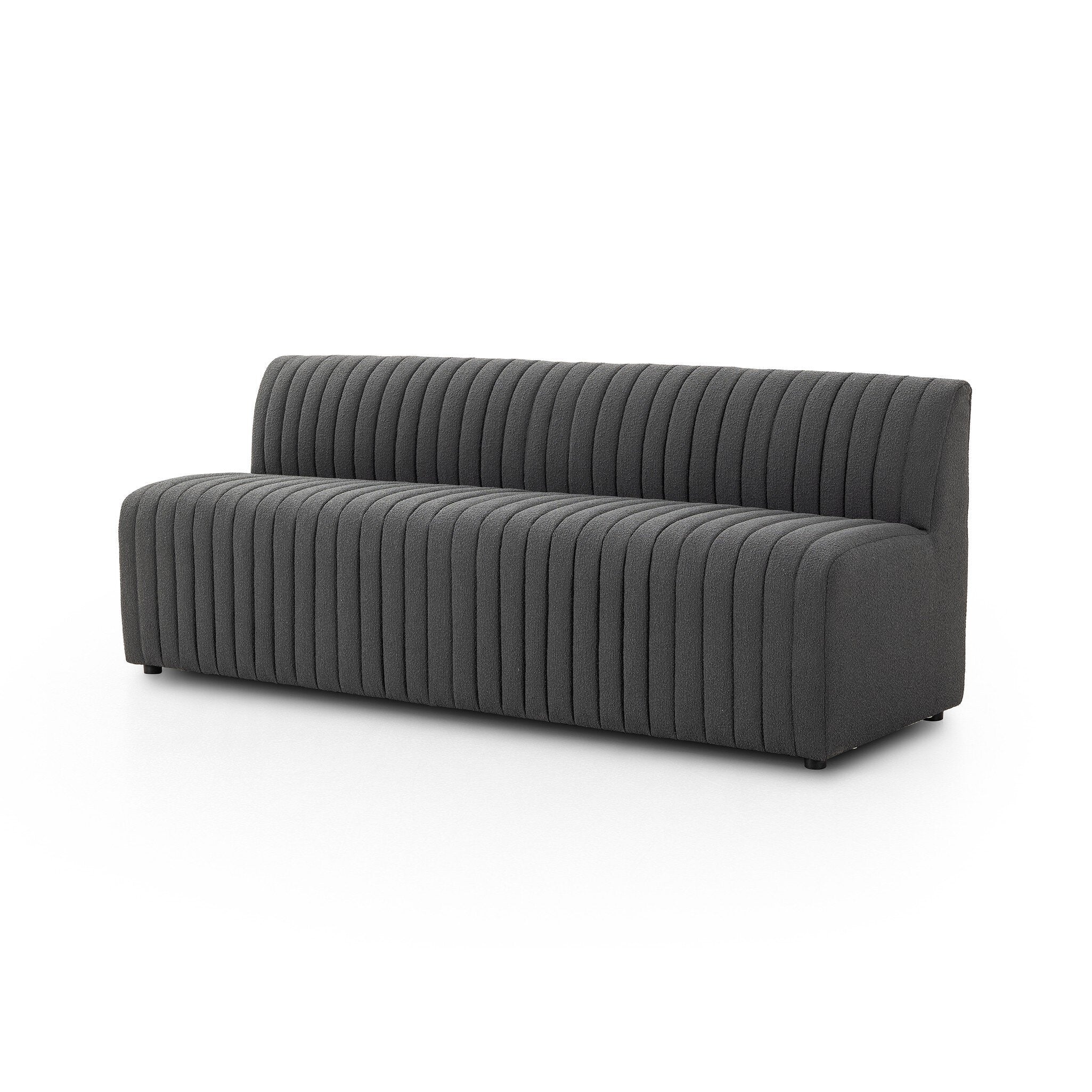 Four Hands Build Your Own: Augustine Dining Banquette — FIQA Boucle Charcoal