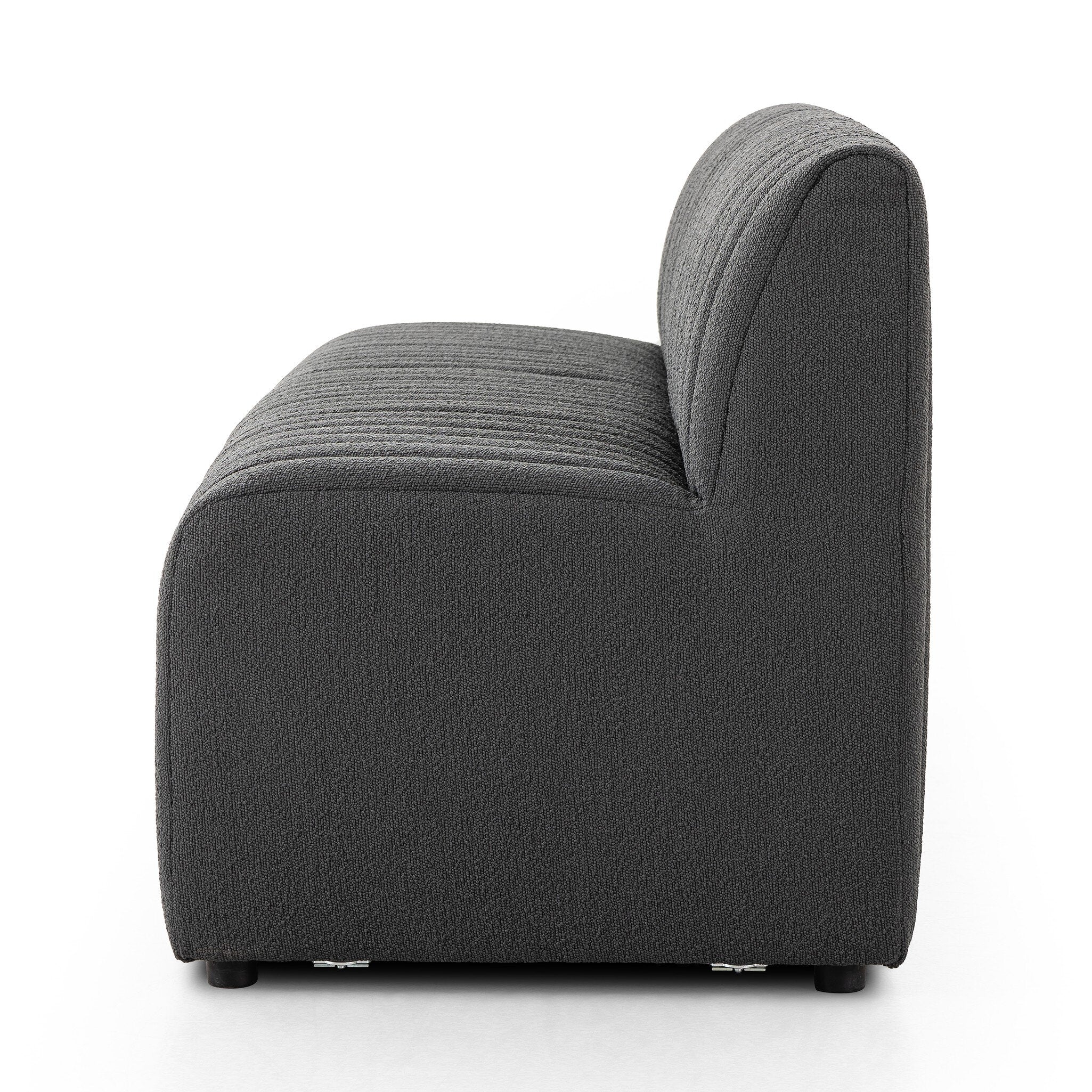 Four Hands Build Your Own: Augustine Dining Banquette — FIQA Boucle Charcoal