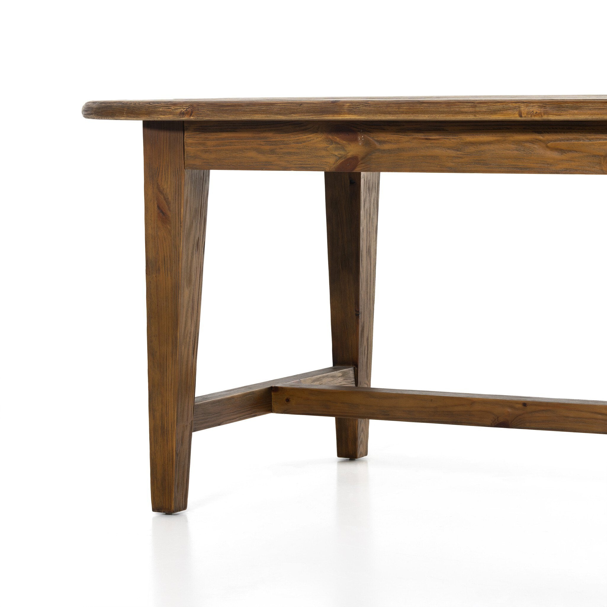 Four Hands Alfie Dining Table — Waxed Pine-Honey Pine