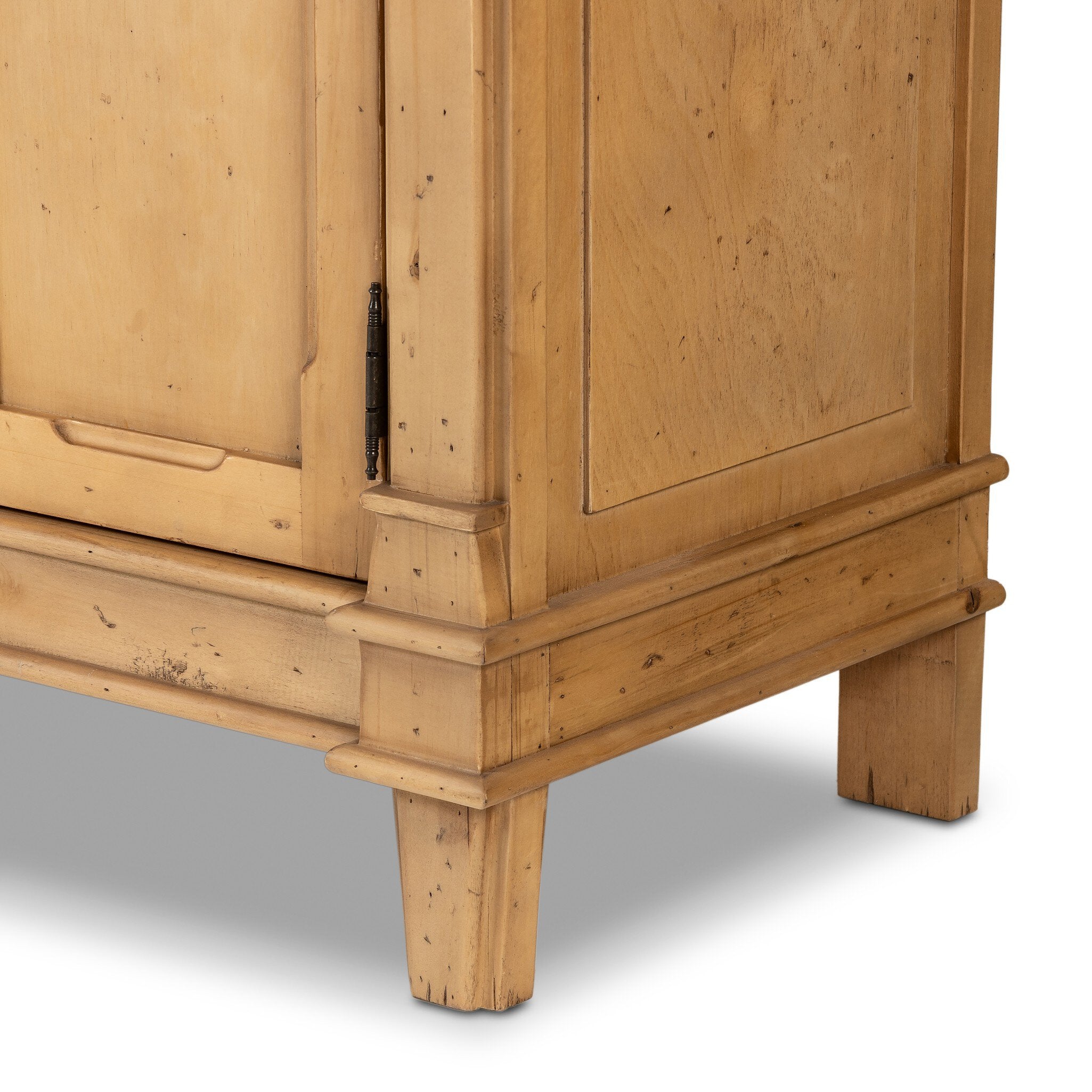 Four Hands Marjorie Sideboard — Bleached Birch-Distressed Copper