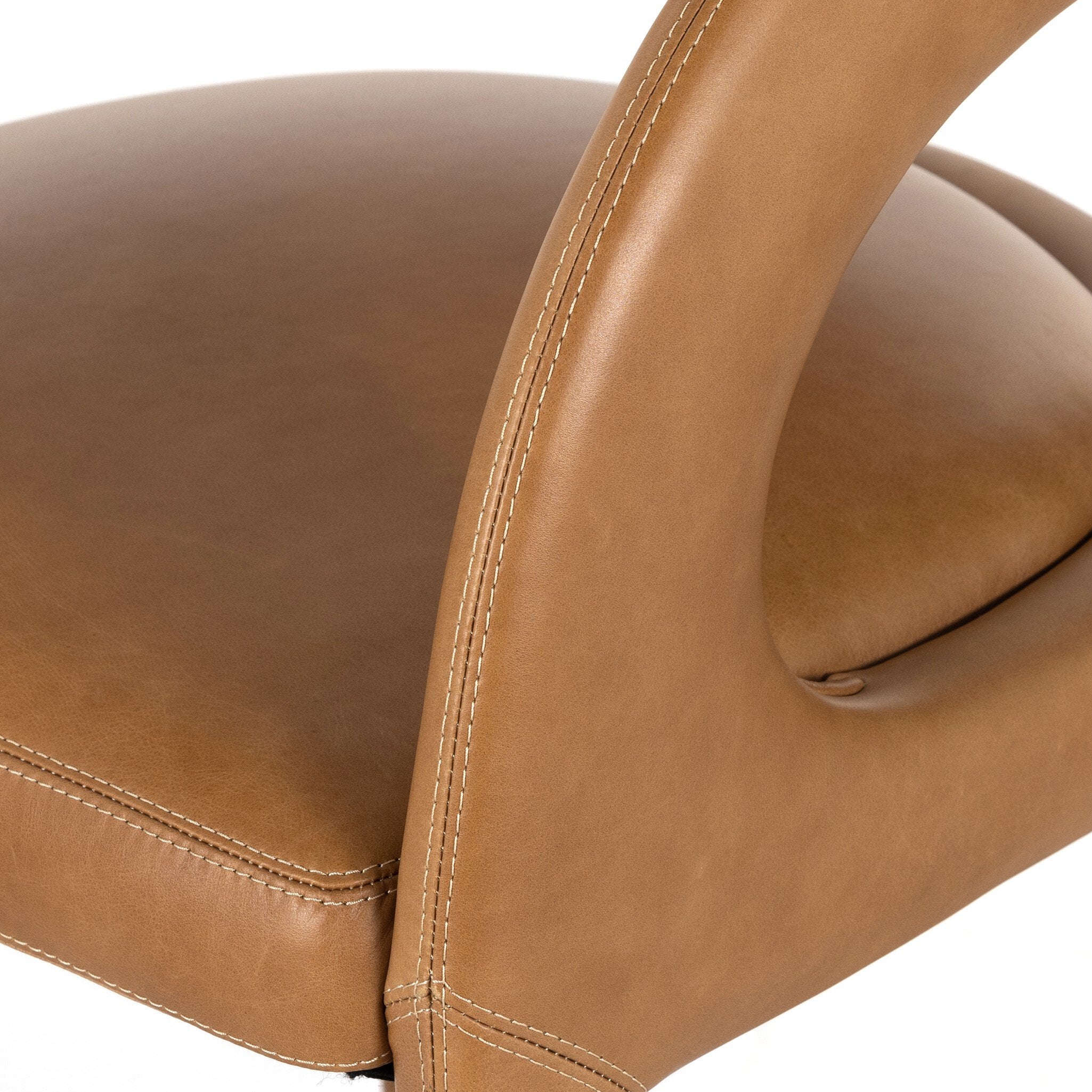 Four Hands Hawkins Bar + Counter Stool — Sonoma Butterscotch-Gunmetal-Bar