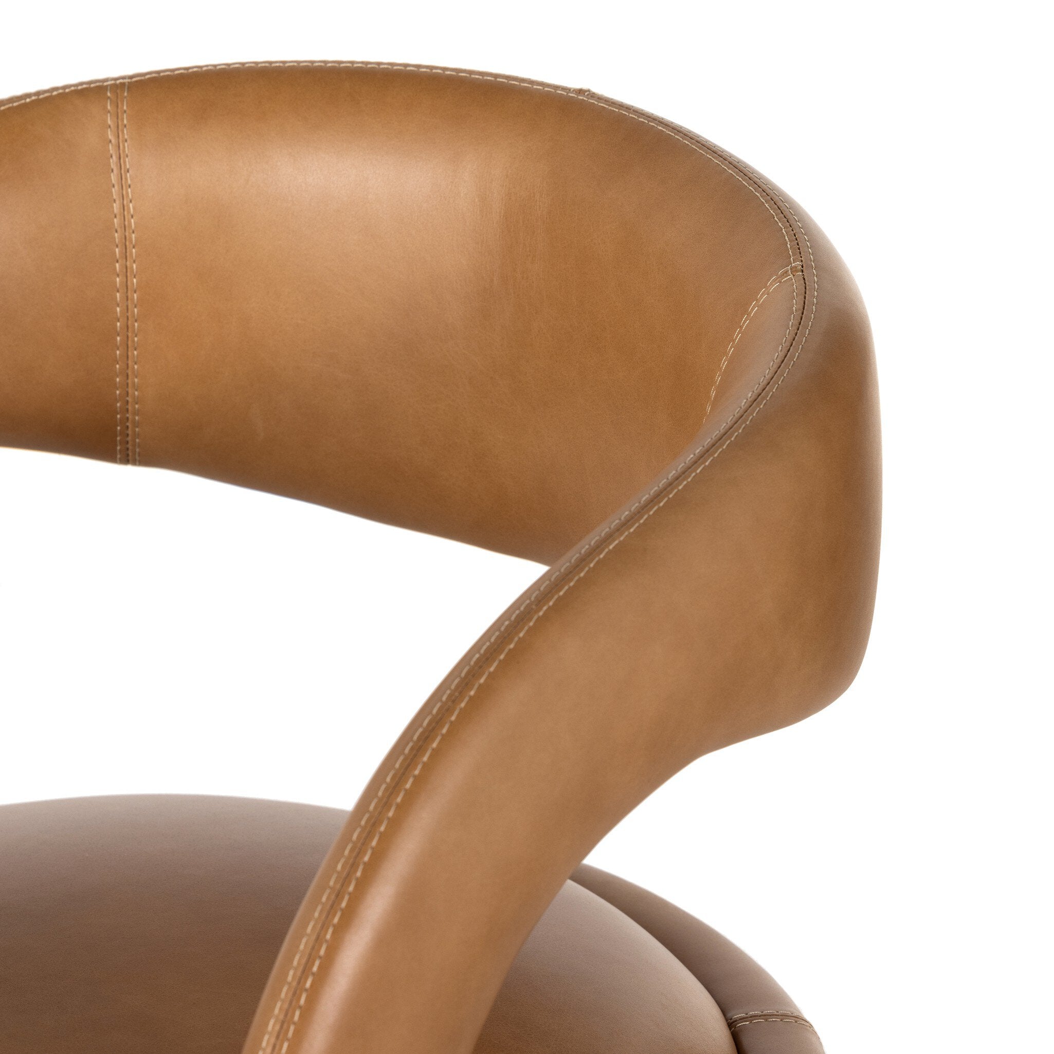 Four Hands Hawkins Bar + Counter Stool — Sonoma Butterscotch-Gunmetal-Bar