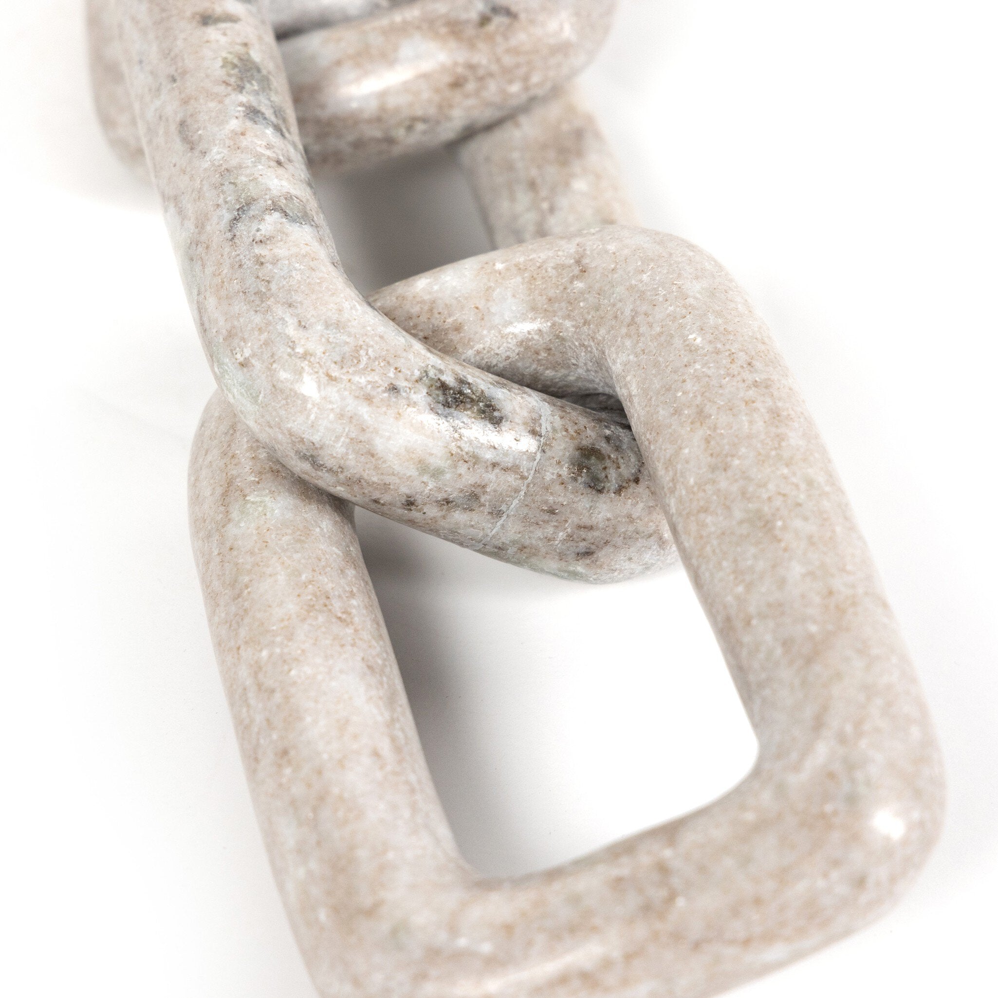 Four Hands Marble Chain — Creamy Taupe Marble Solid