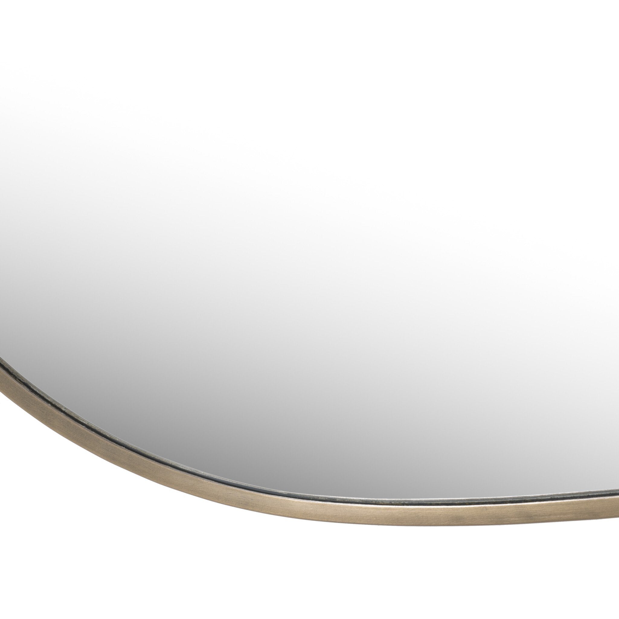 Four Hands Nova Mirror — Antique Brass Iron