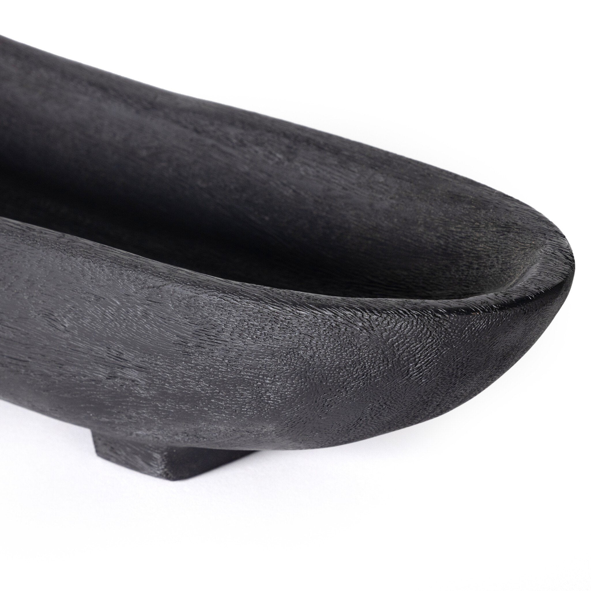 Four Hands Zamora Bowl — Carbonized Black