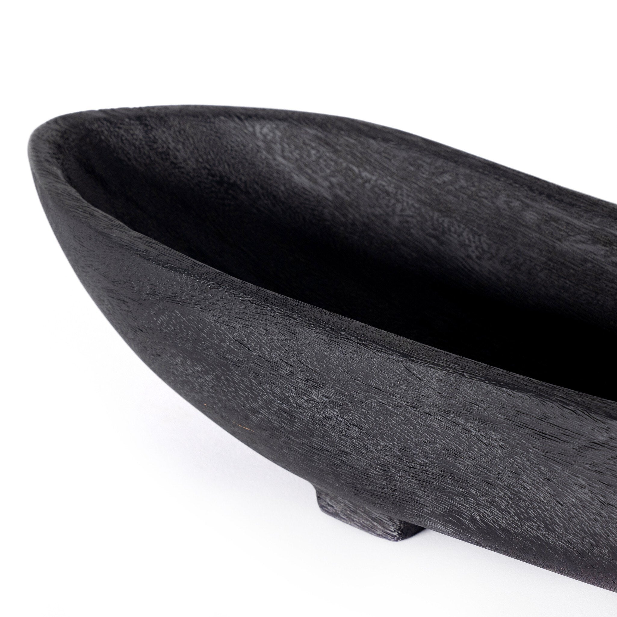 Four Hands Zamora Bowl — Carbonized Black