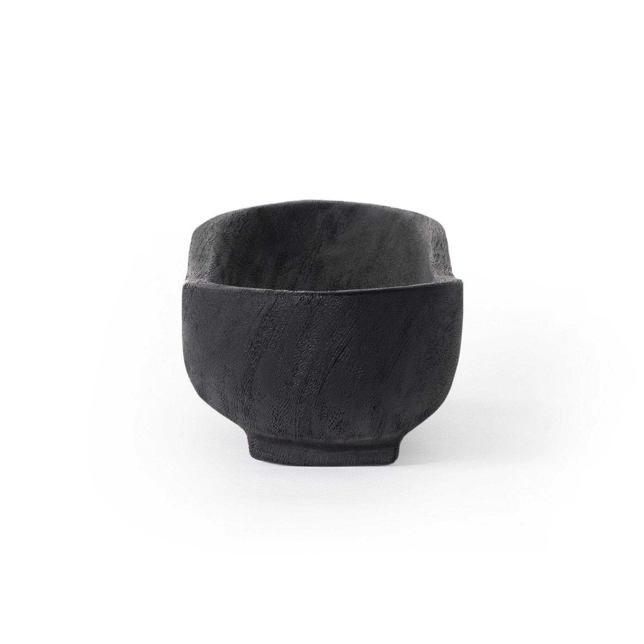 Four Hands Zamora Bowl — Carbonized Black