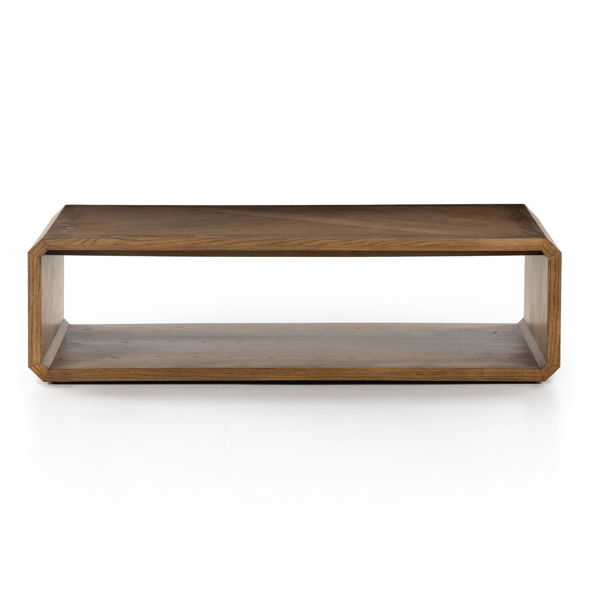 Four Hands Caspian Coffee Table — Natural Ash-Natural Ash Veneer