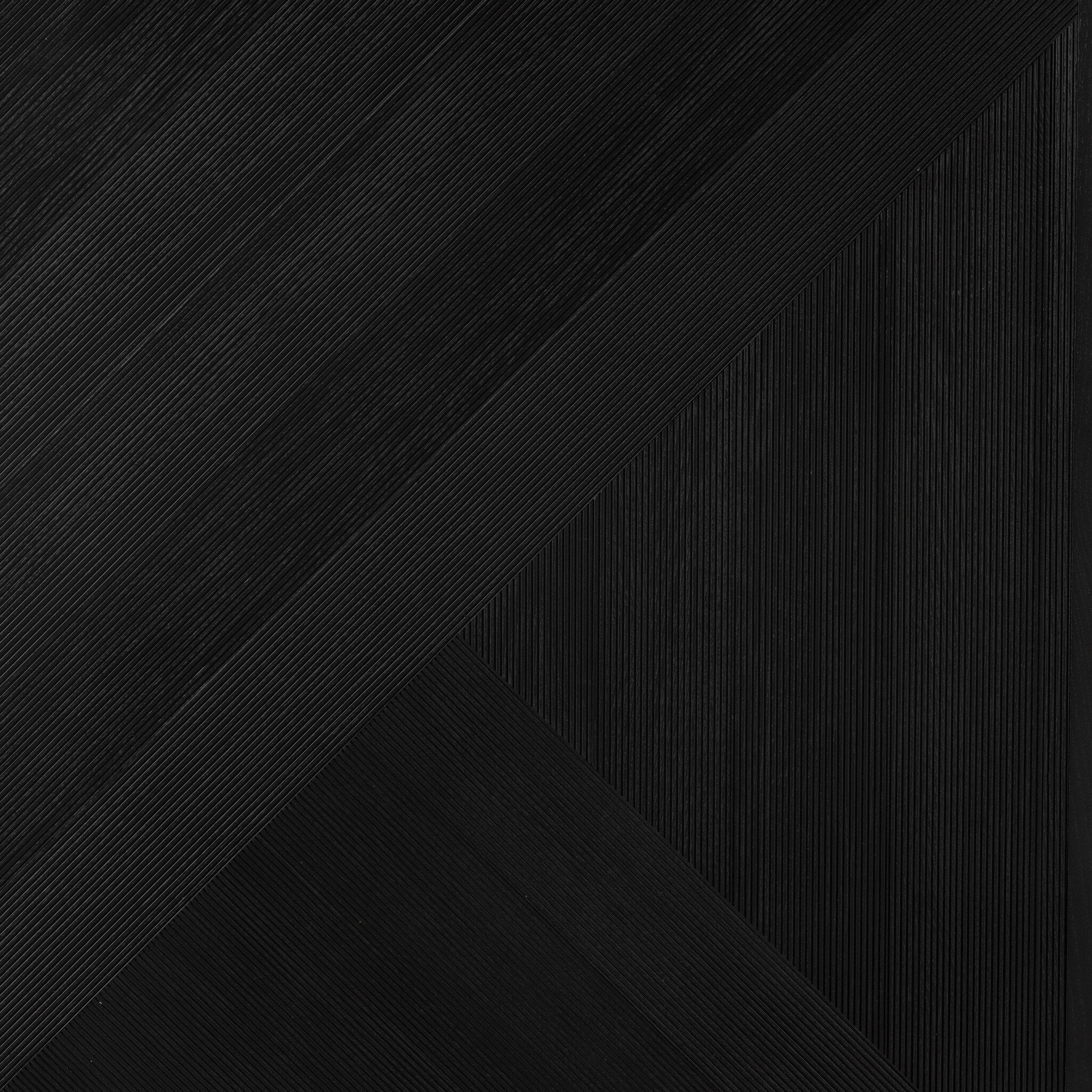 Four Hands Caspian Coffee Table — Black Ash-Black Ash Veneer