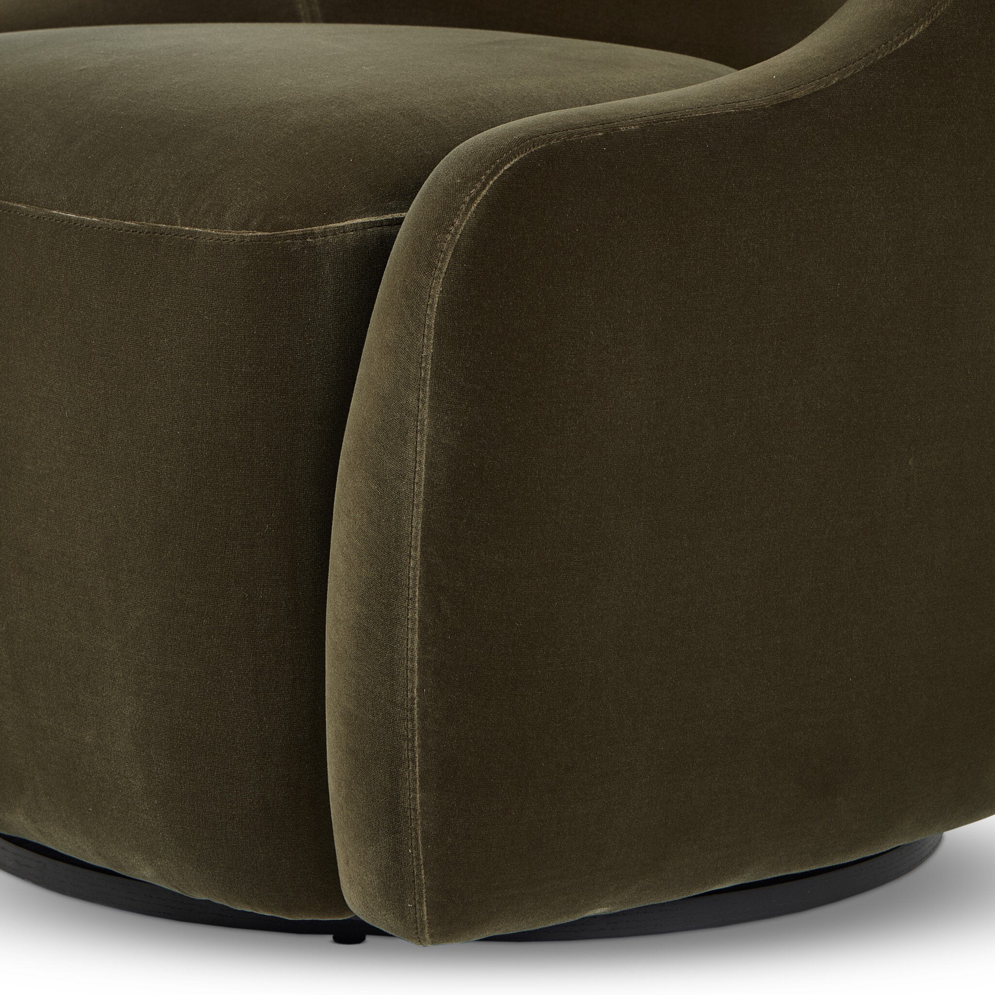 Four Hands Levi Swivel Chair — Surrey Olive