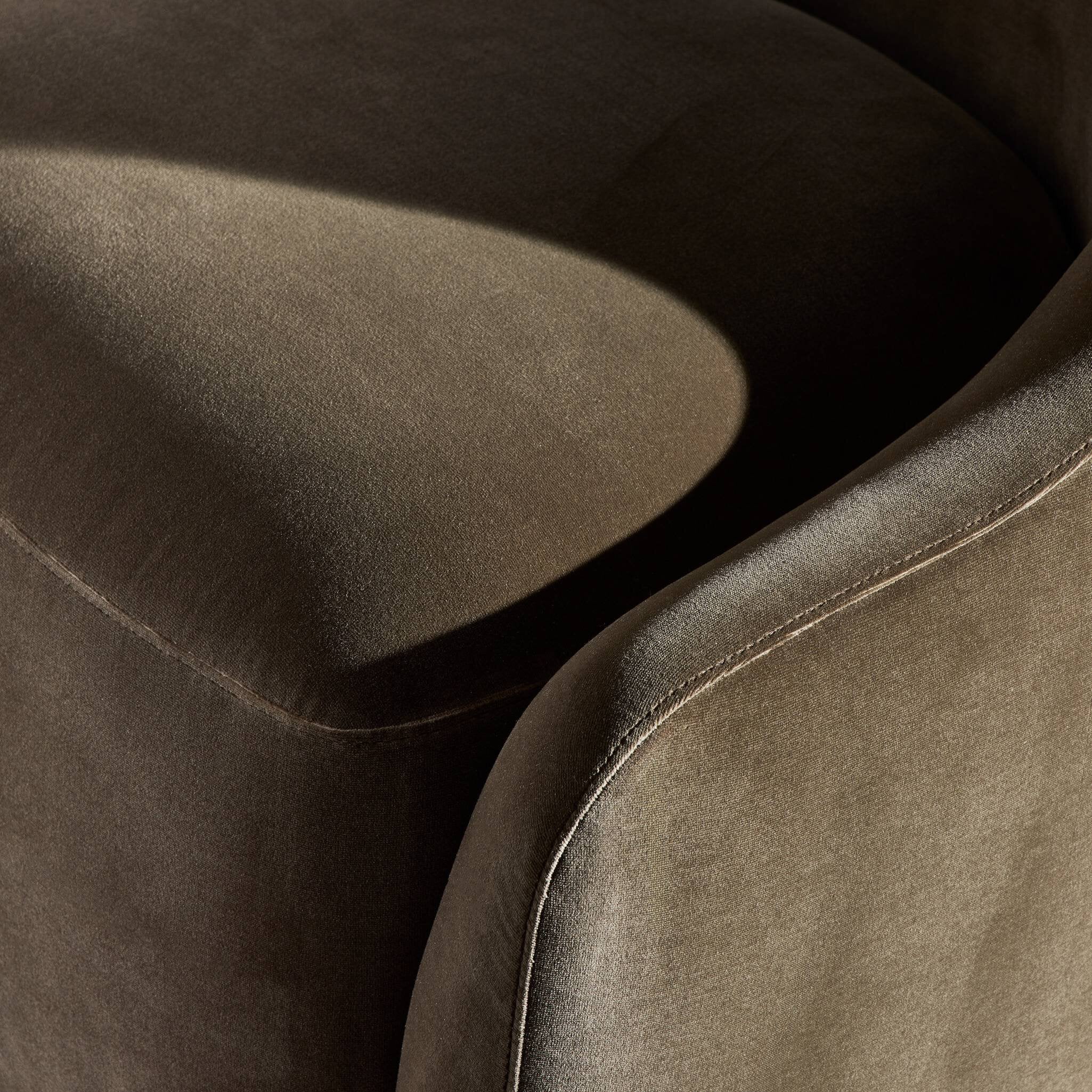 Four Hands Levi Swivel Chair — Surrey Olive