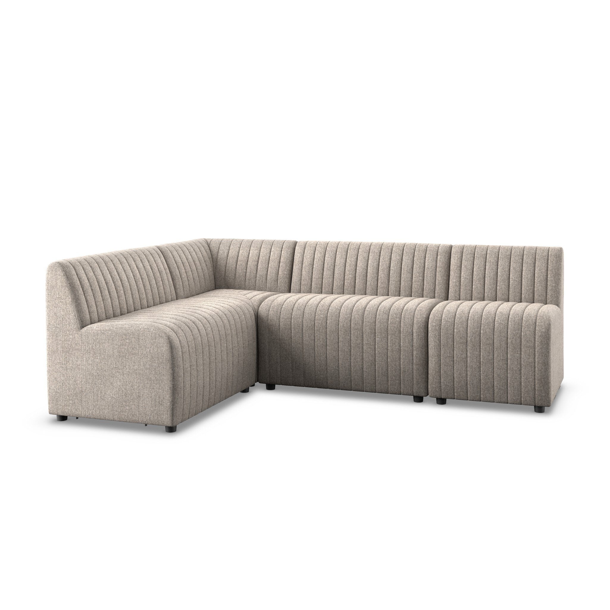Four Hands Augustine Dining Banquette, L-Shape — Orly Natural