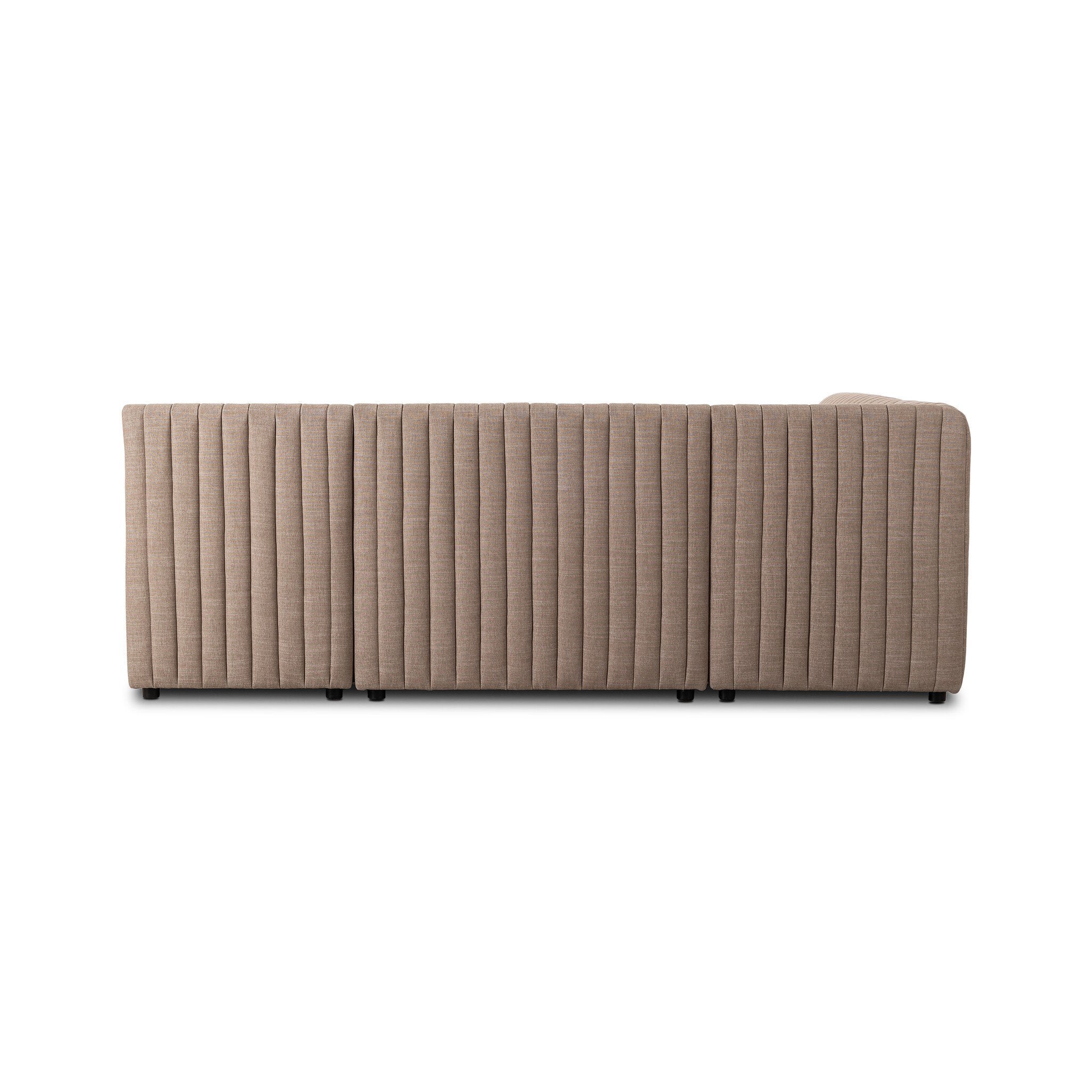 Four Hands Augustine Dining Banquette, L-Shape — Crypton Nomad Taupe