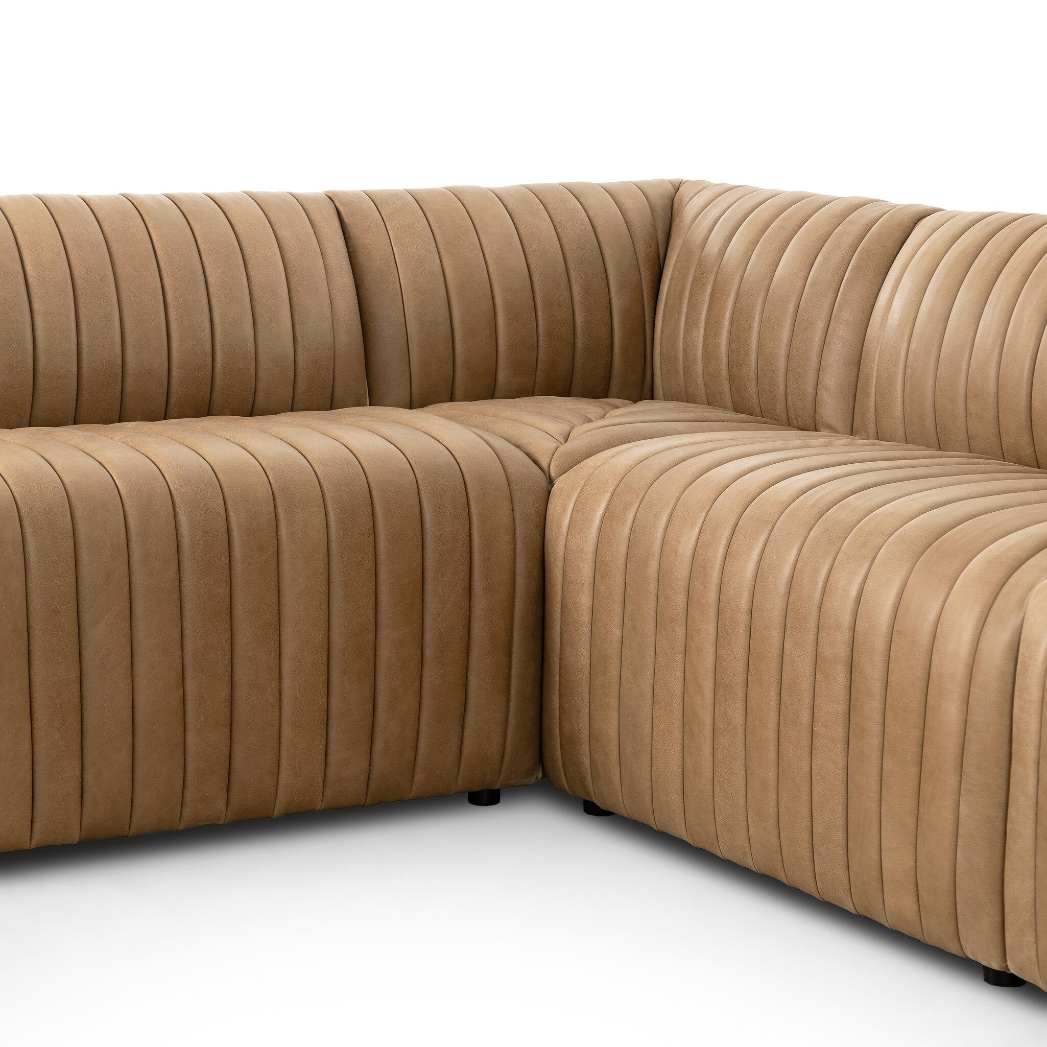 Four Hands Augustine Dining Banquette, L-Shape — Palermo Drift