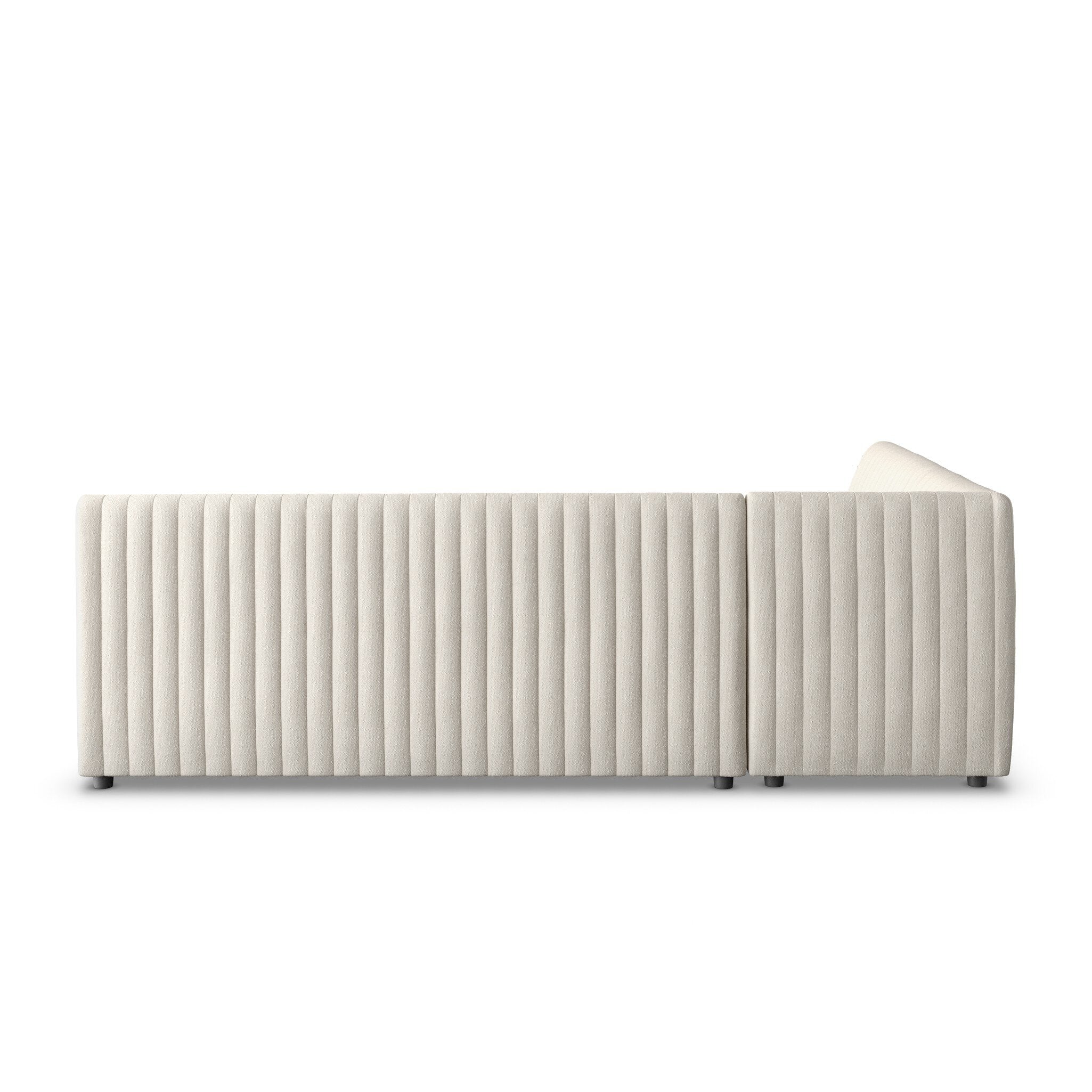 Four Hands Augustine Dining Banquette, L-Shape — Capri Oatmeal