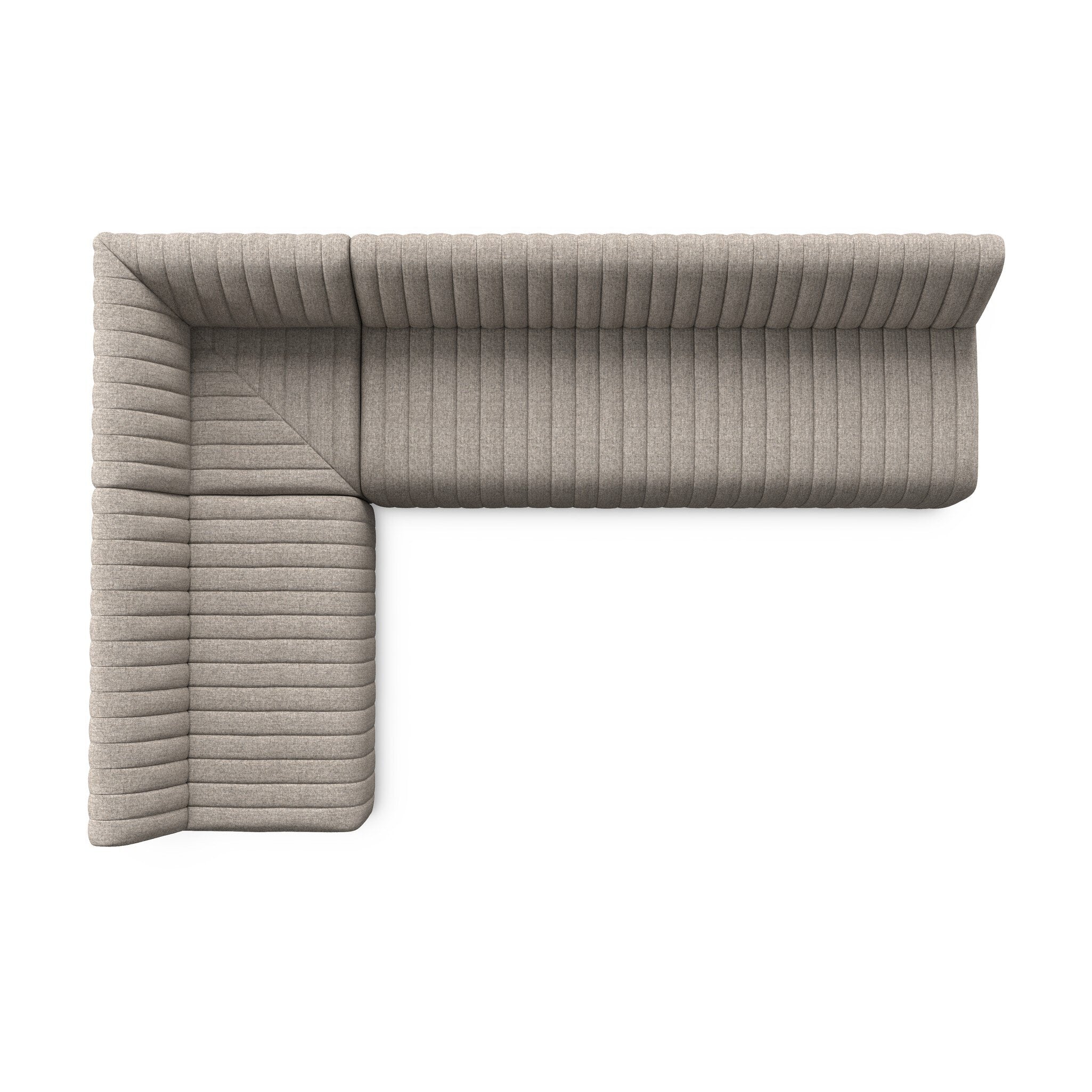 Four Hands Augustine Dining Banquette, L-Shape — Orly Natural