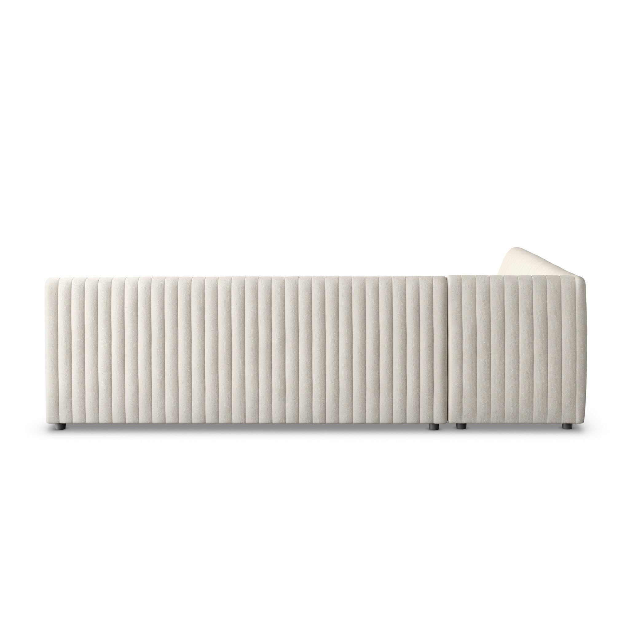 Four Hands Augustine Dining Banquette, L-Shape — Capri Oatmeal