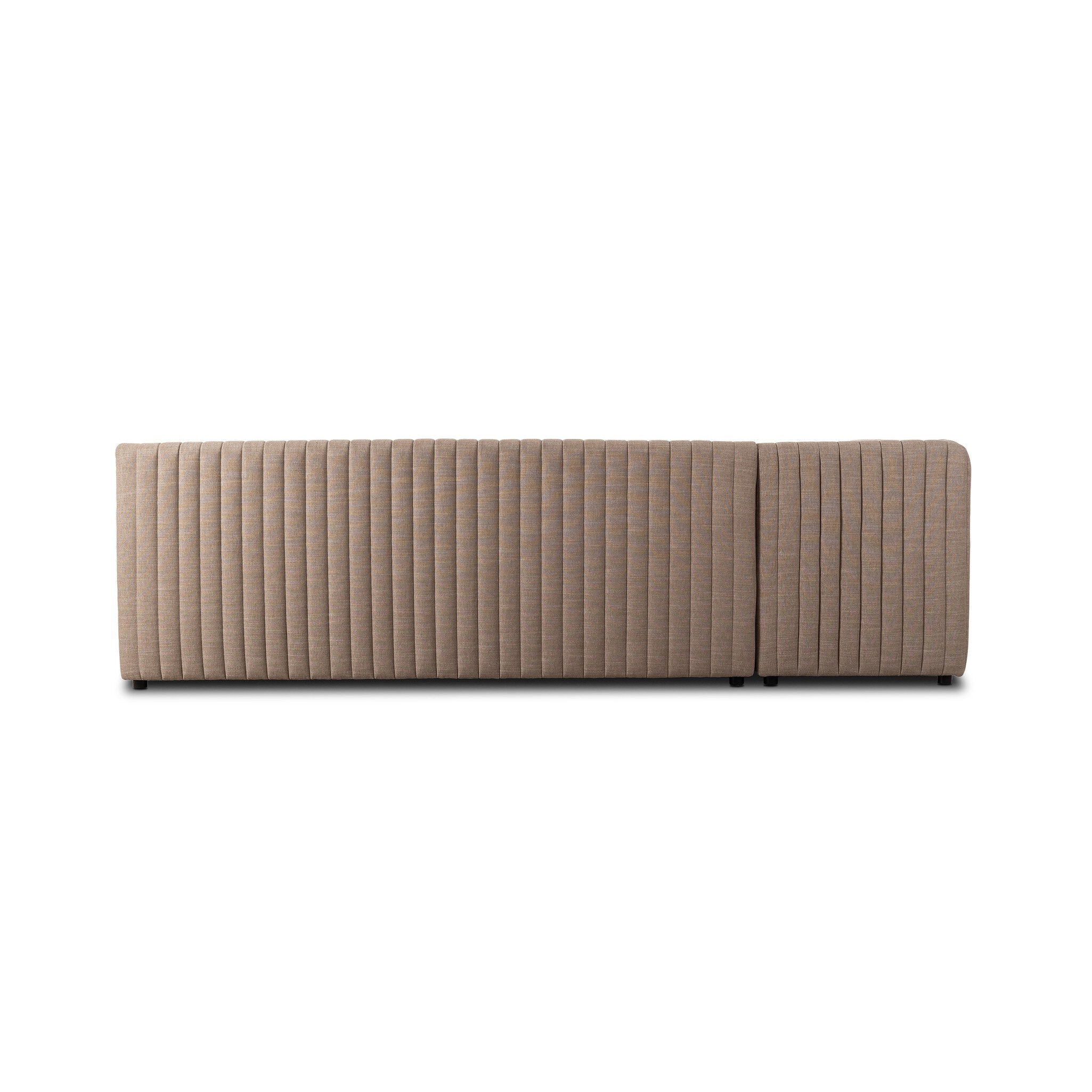 Four Hands Augustine Dining Banquette, L-Shape — Crypton Nomad Taupe