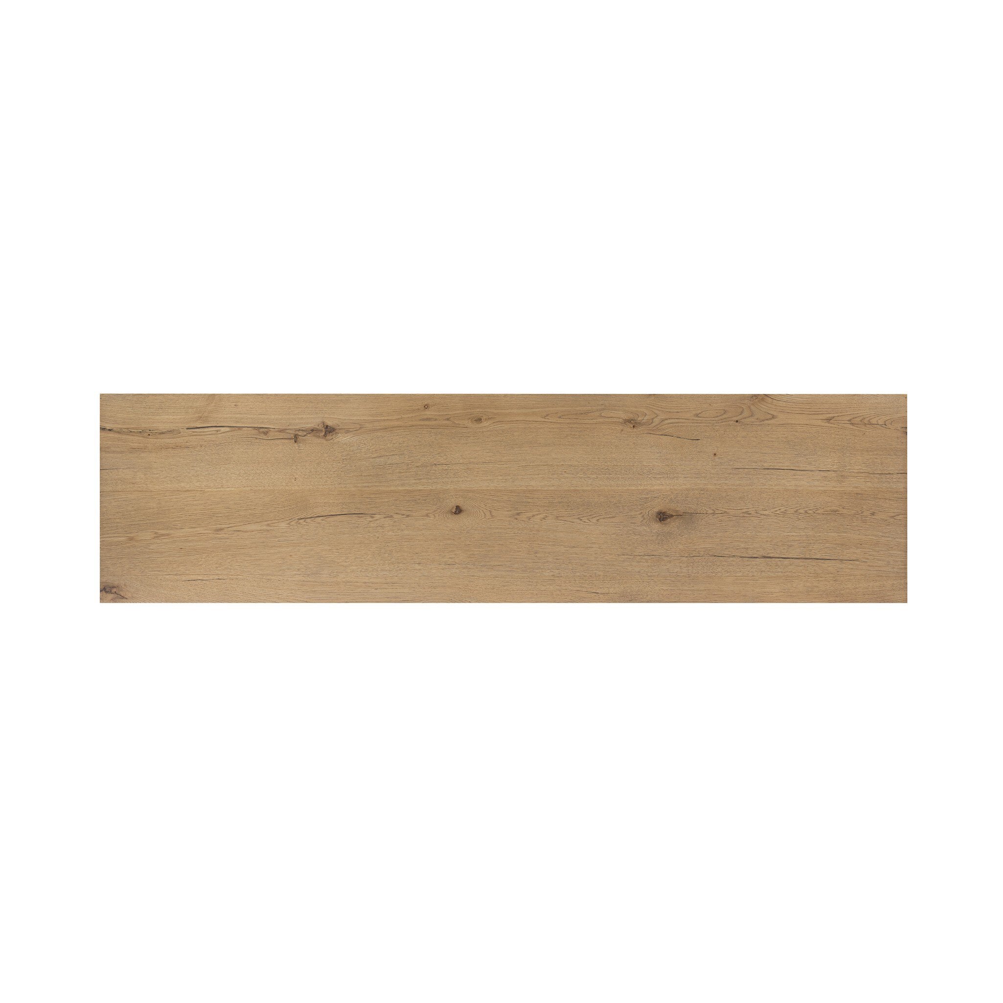 Four Hands Leo 6 Drawer Dresser — Rustic Light Natural Oak-Rustic Light Natural Oak Veneer
