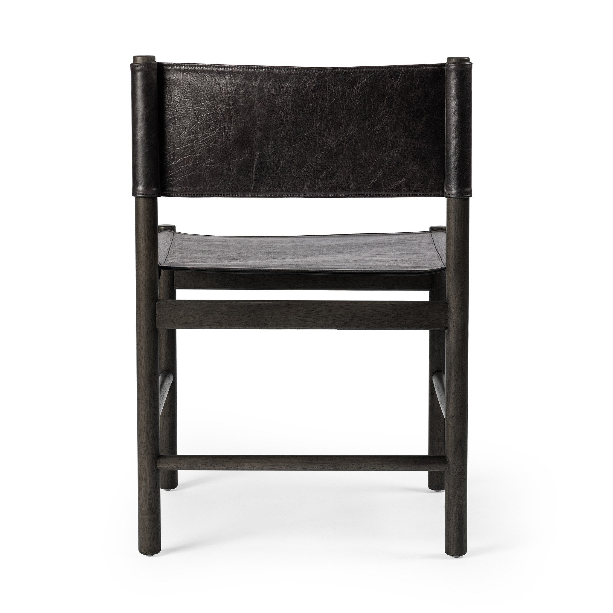 Four Hands Kena Dining Chair — Charcoal Parawood-Sonoma Black