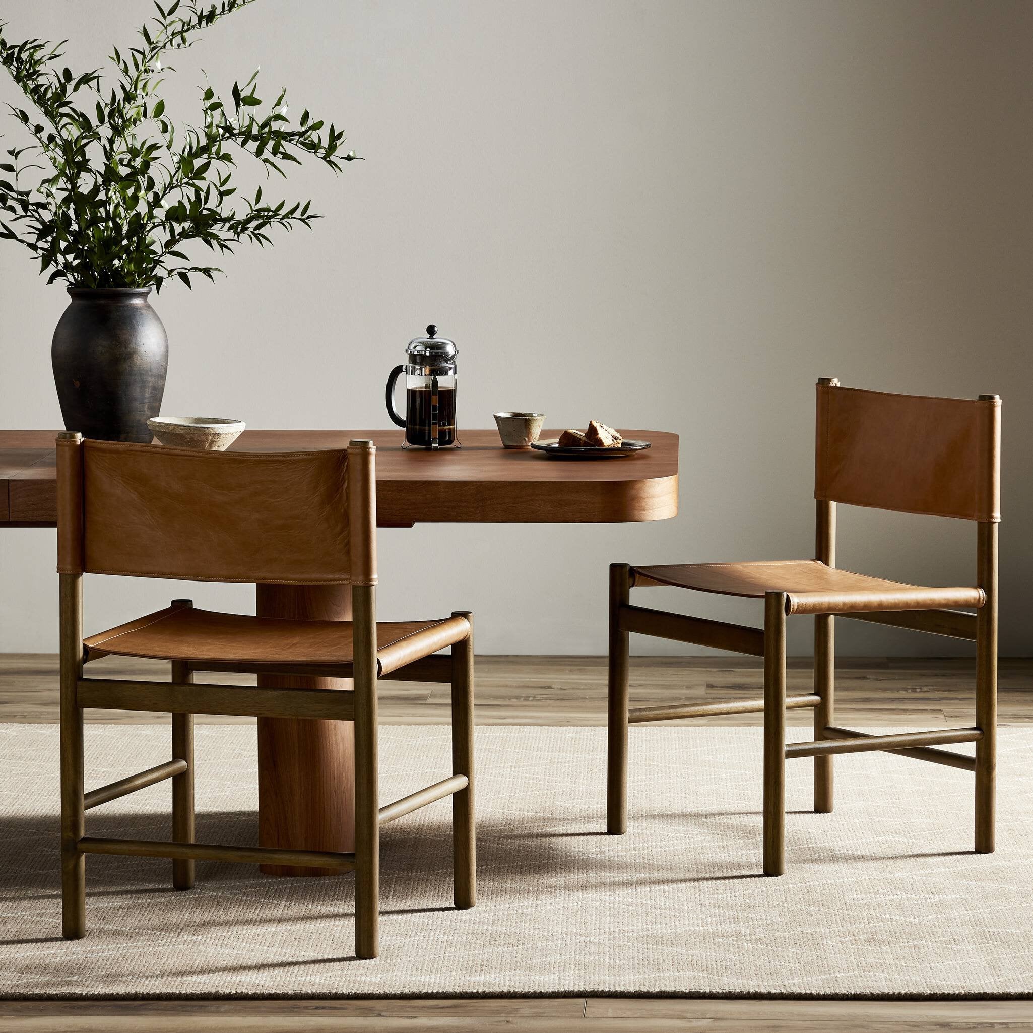 Four Hands Kena Dining Chair — Sonoma Butterscotch-Vintage Natural