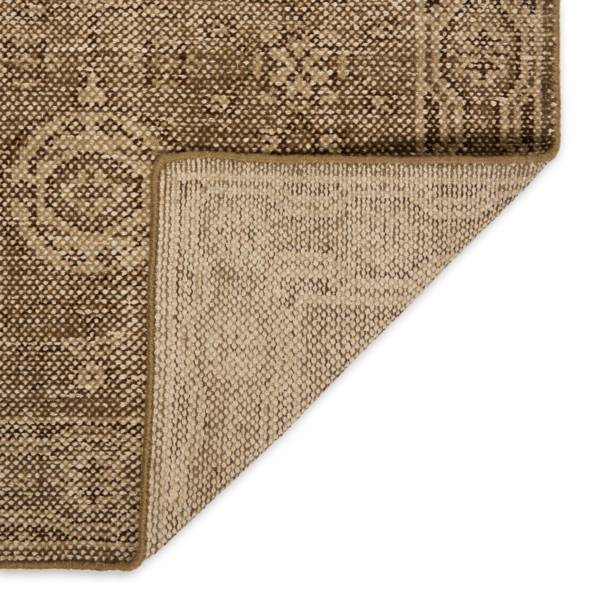 Four Hands Cortona Hand Knotted Rug — Cortona Olive-Runner-3'x9'