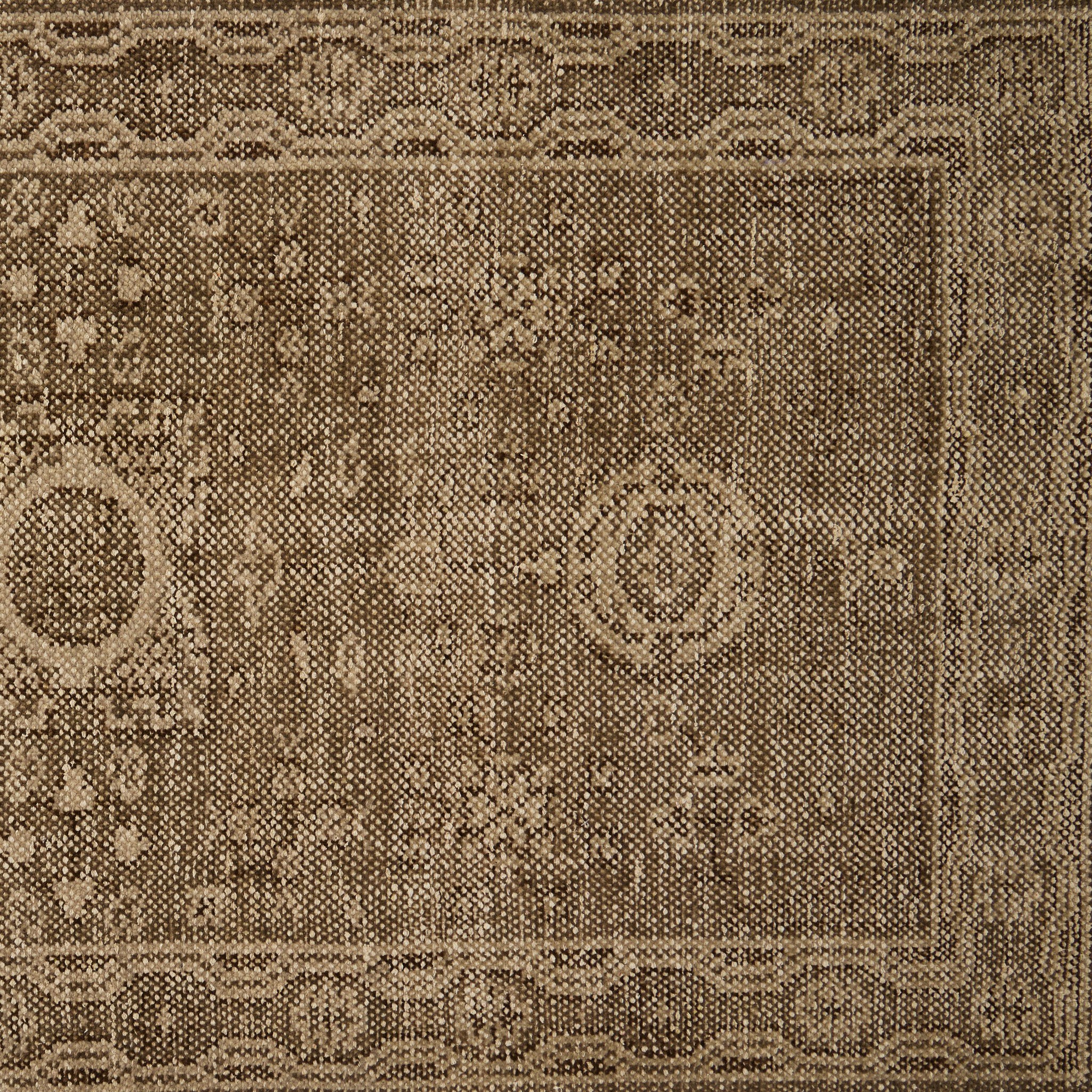 Four Hands Cortona Hand Knotted Rug — Cortona Olive-Runner-3'x9'