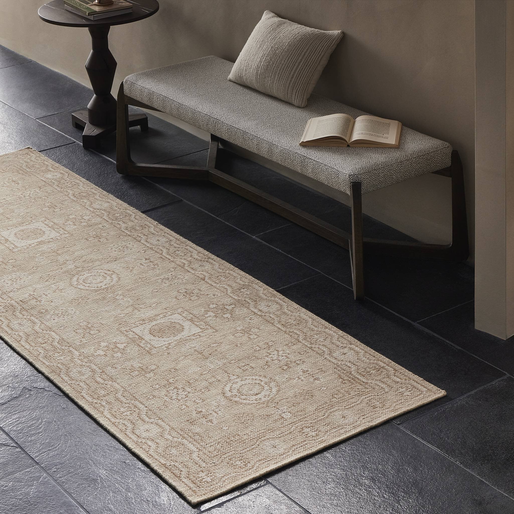 Four Hands Cortona Hand Knotted Rug — Cortona Cream-Runner-3'x9'