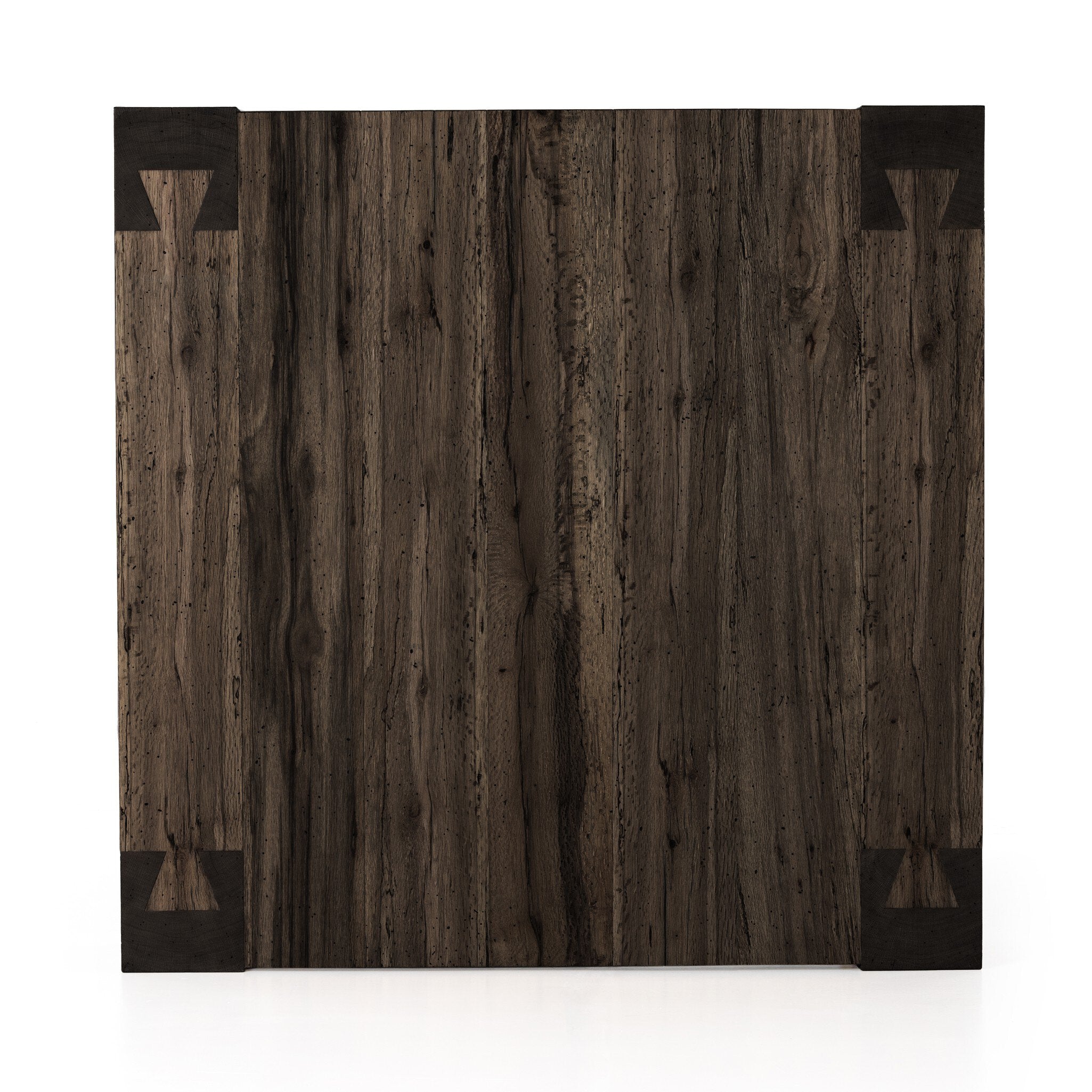 Four Hands Abaso Coffee Table — Ebony Rustic Wormwood Oak
