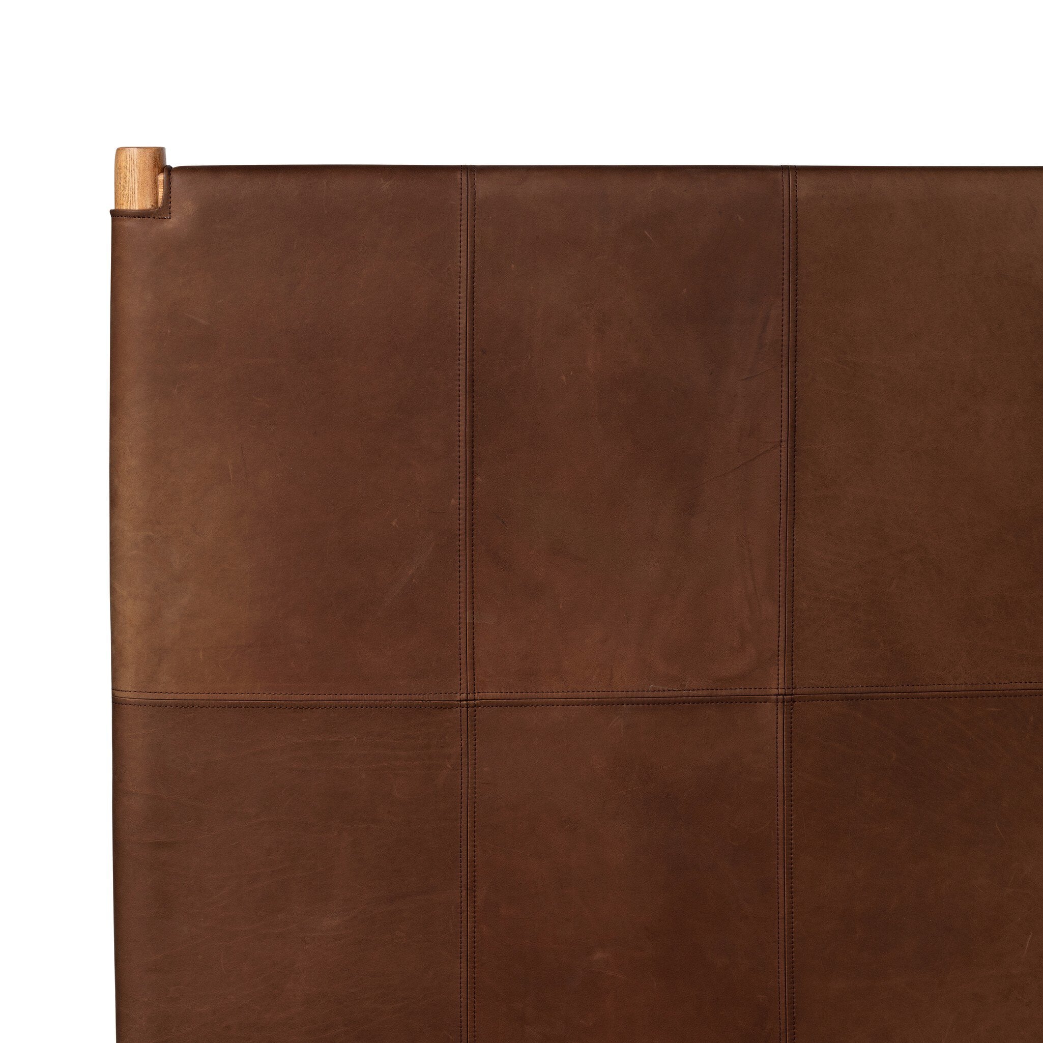 Four Hands Salado Bed — Heirloom Sienna-Natural Ash Veneer-Natural Ash Solid-King