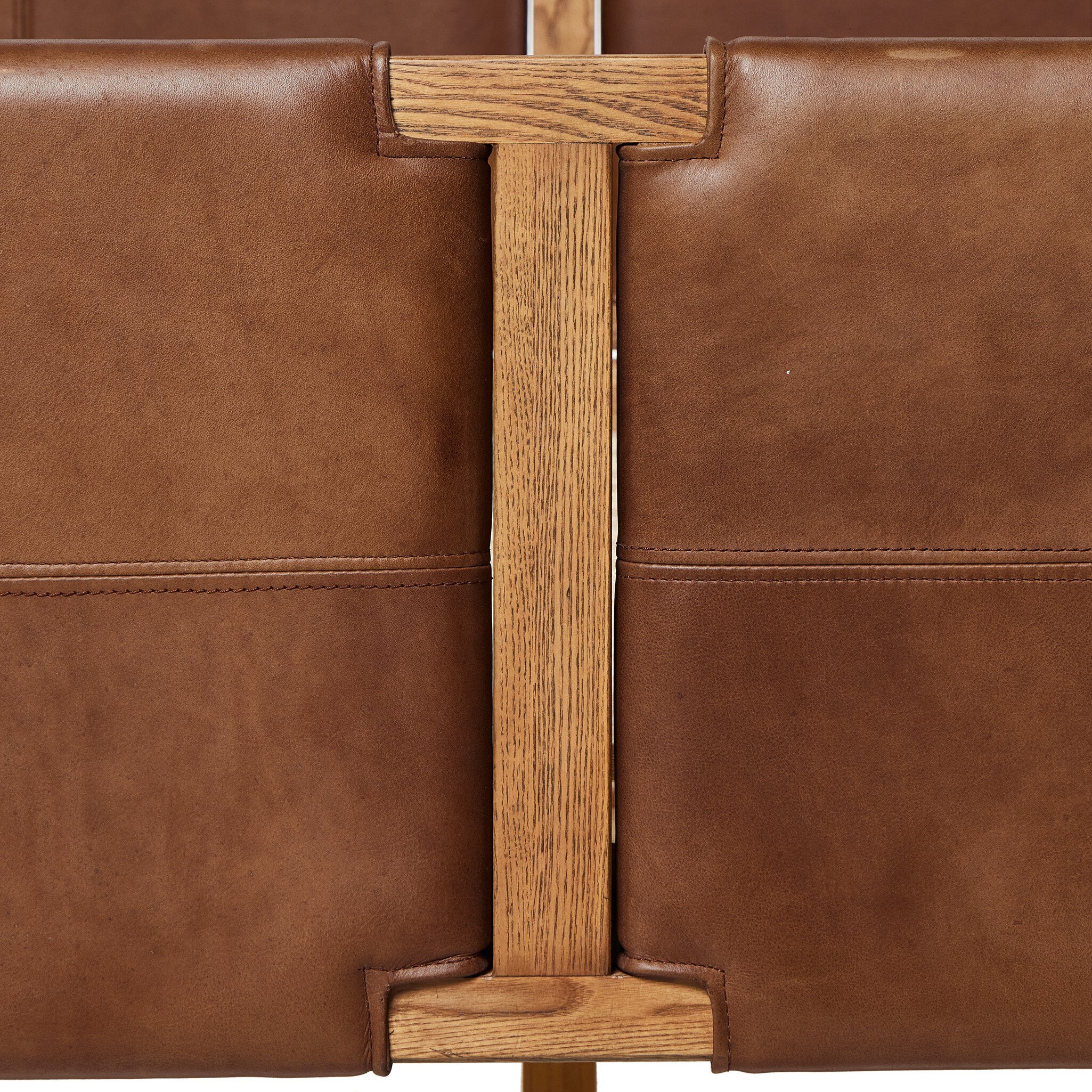 Four Hands Salado Bed — Heirloom Sienna-Natural Ash Veneer-Natural Ash Solid-Queen